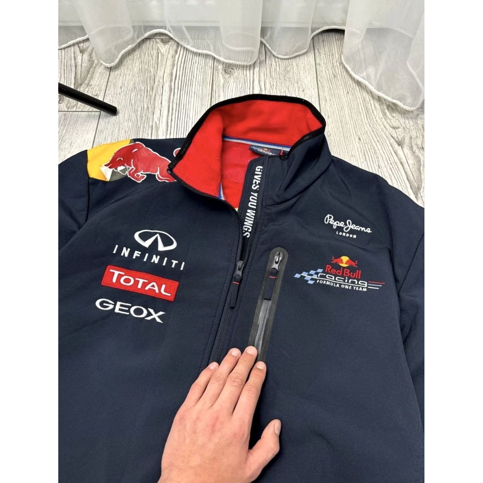 Pepe Jeans Pepe jeans Red Bull Infiniti racing Softshell jacket Size US 39 - 6 Thumbnail