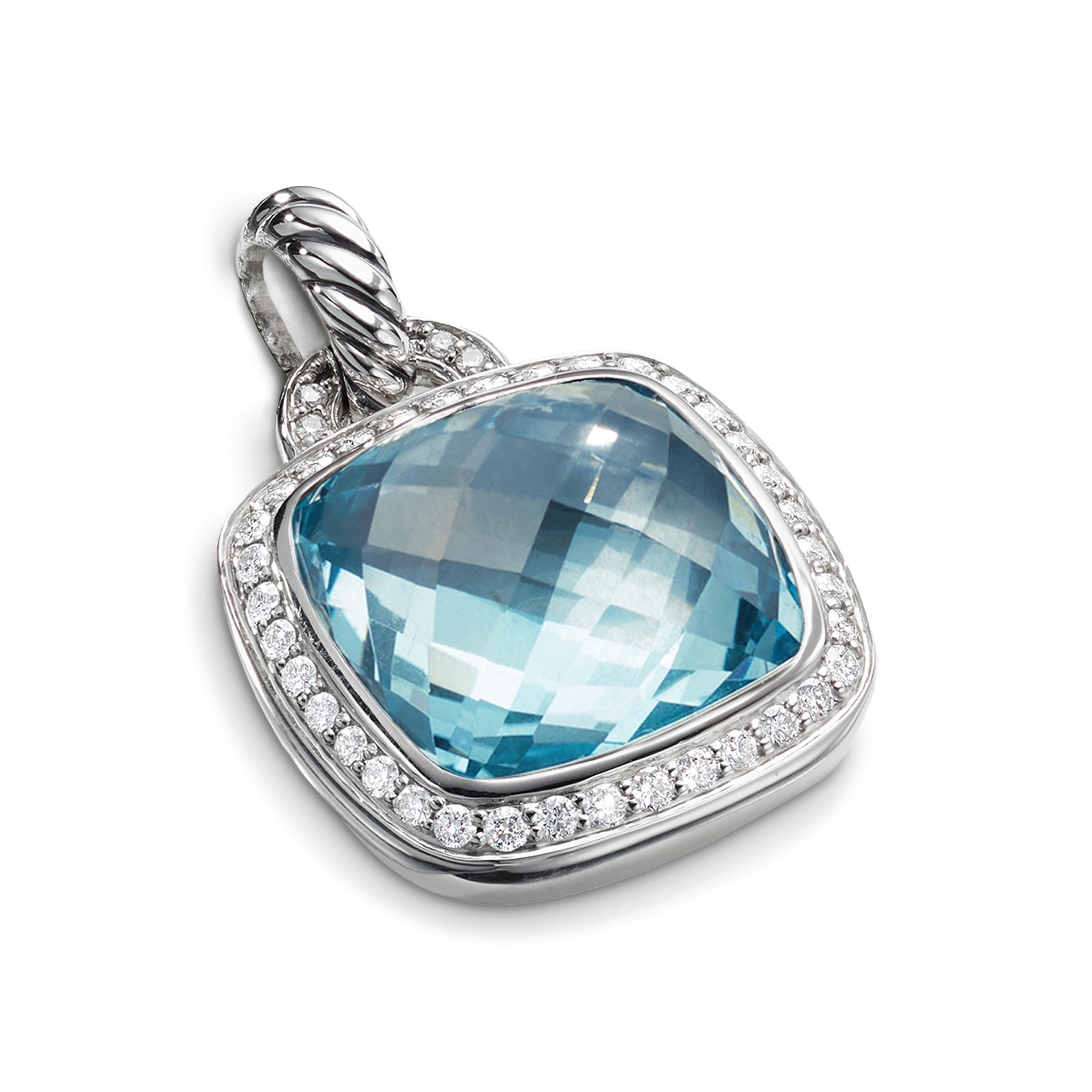 David Yurman o1w1db10526 D12454D Size:7/ Pendant in Silver with Diamond Size ONE SIZE - 2 Thumbnail
