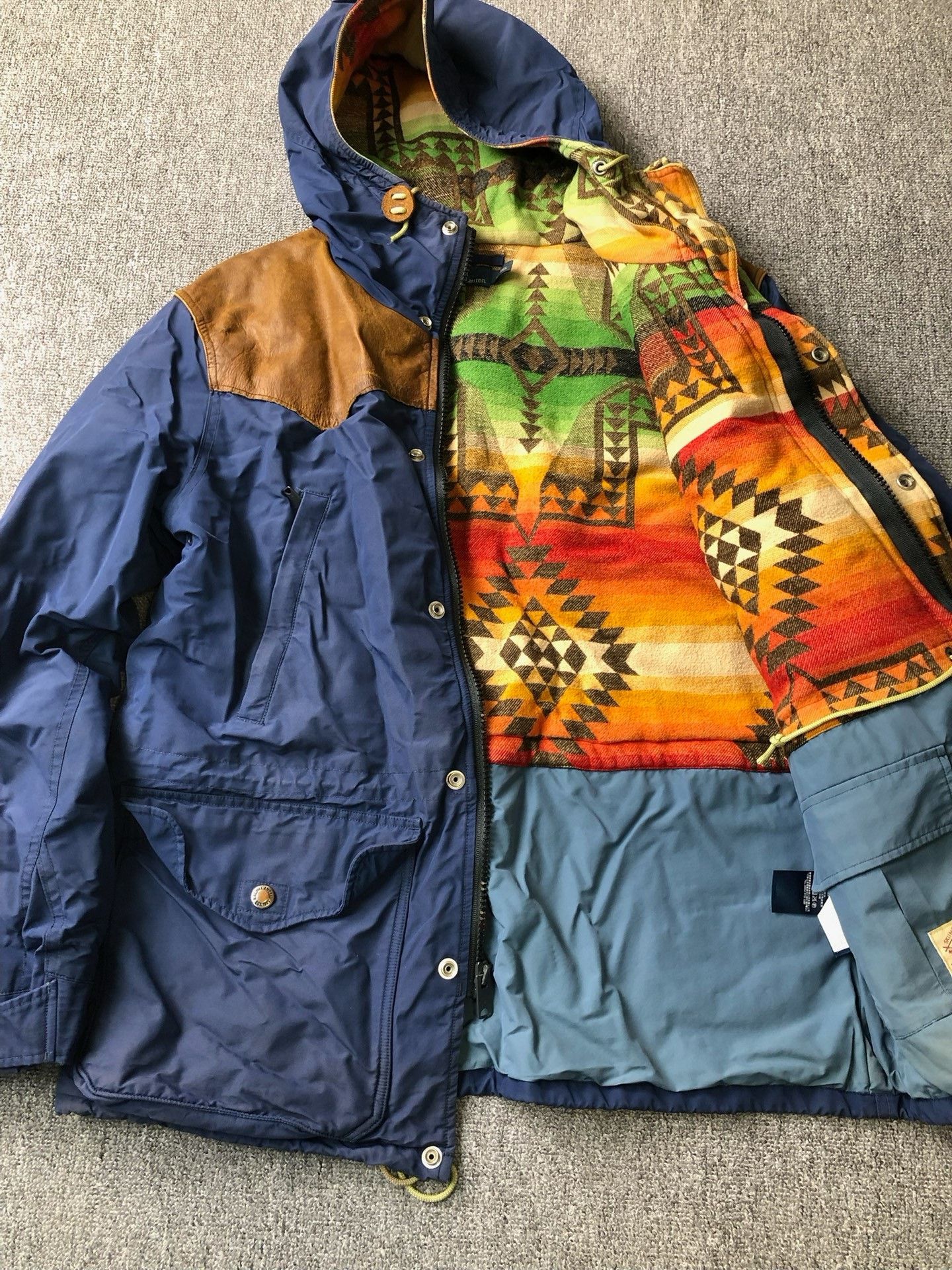 Polo Ralph Lauren Ralph Lauren POLO Leather Patch Mountaineering Jacket Size US L / EU 52-54 / 3 - 1 Thumbnail
