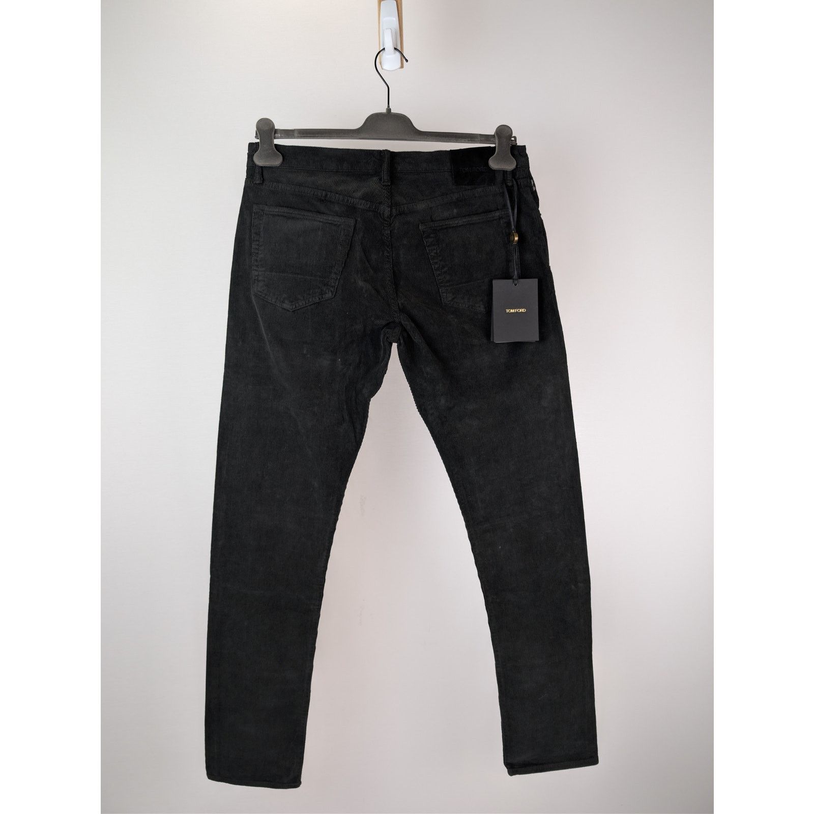 Tom Ford o1rshd1 Vintage Slim-Fit Denim Jeans in Black Washed Size US 34 / EU 50 - 16 Thumbnail
