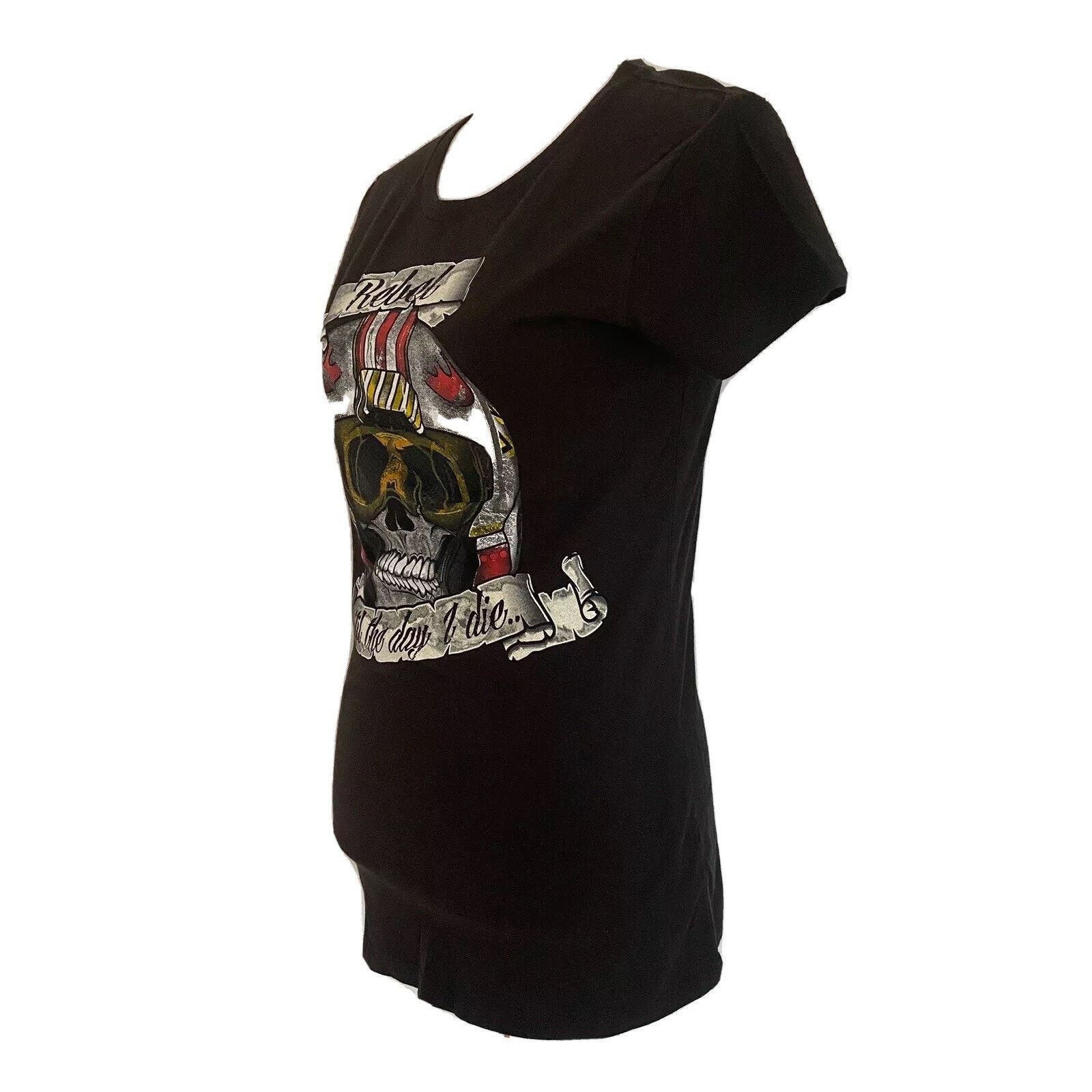 Teefury TeeFury Star Wars Rebel Black Fitted Graphic T-Shirt Medium Size M / US 6-8 / IT 42-44 - 2 Thumbnail