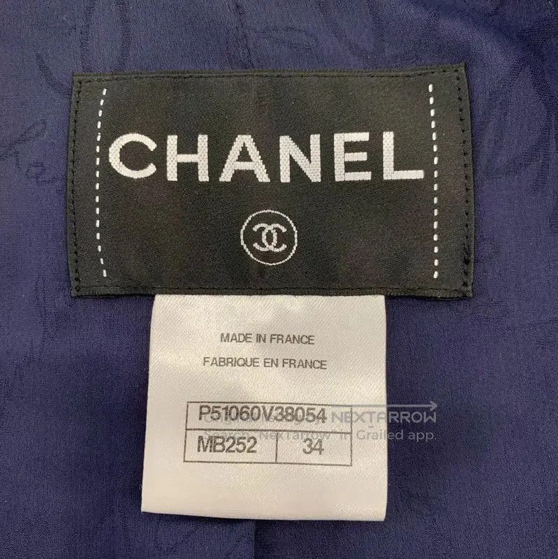 Chanel Chanel Blue Wool Women's Jacket . Size XS / US 0-2 / IT 36-38 - 5 Thumbnail