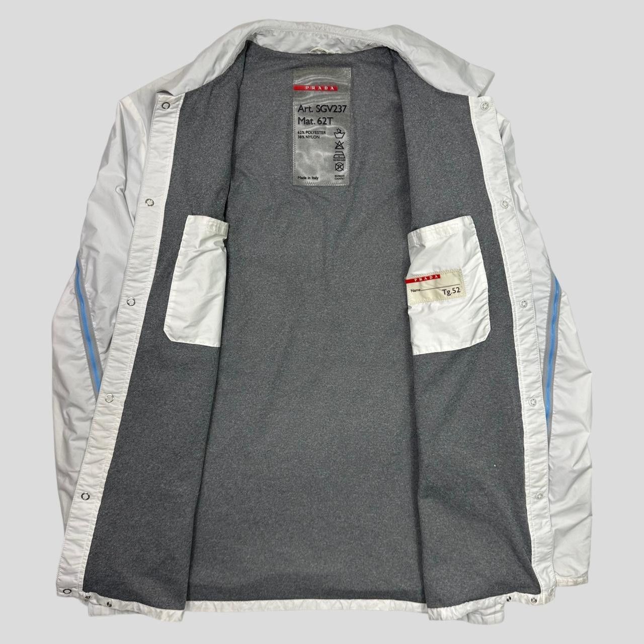 Prada Prada Sport SS00 Gel Seam Nylon Jacket - IT52 (XL) Size US XL / EU 56 / 4 - 6 Thumbnail