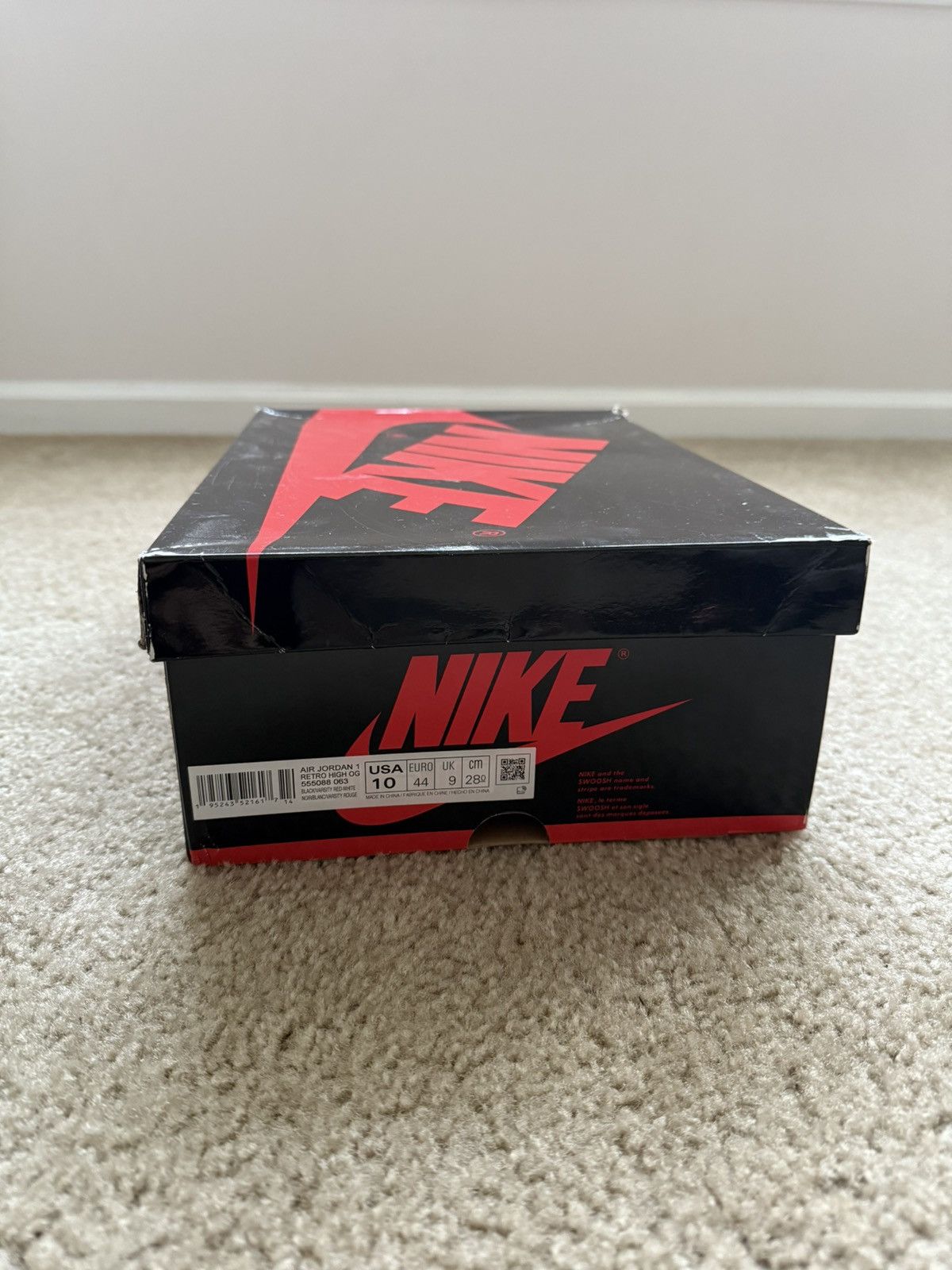 Jordan Brand × Nike AIR JORDAN 1 RETRO HIGH OG ‘Patent Bred’ Size US 10 / EU 43 - 3 Thumbnail