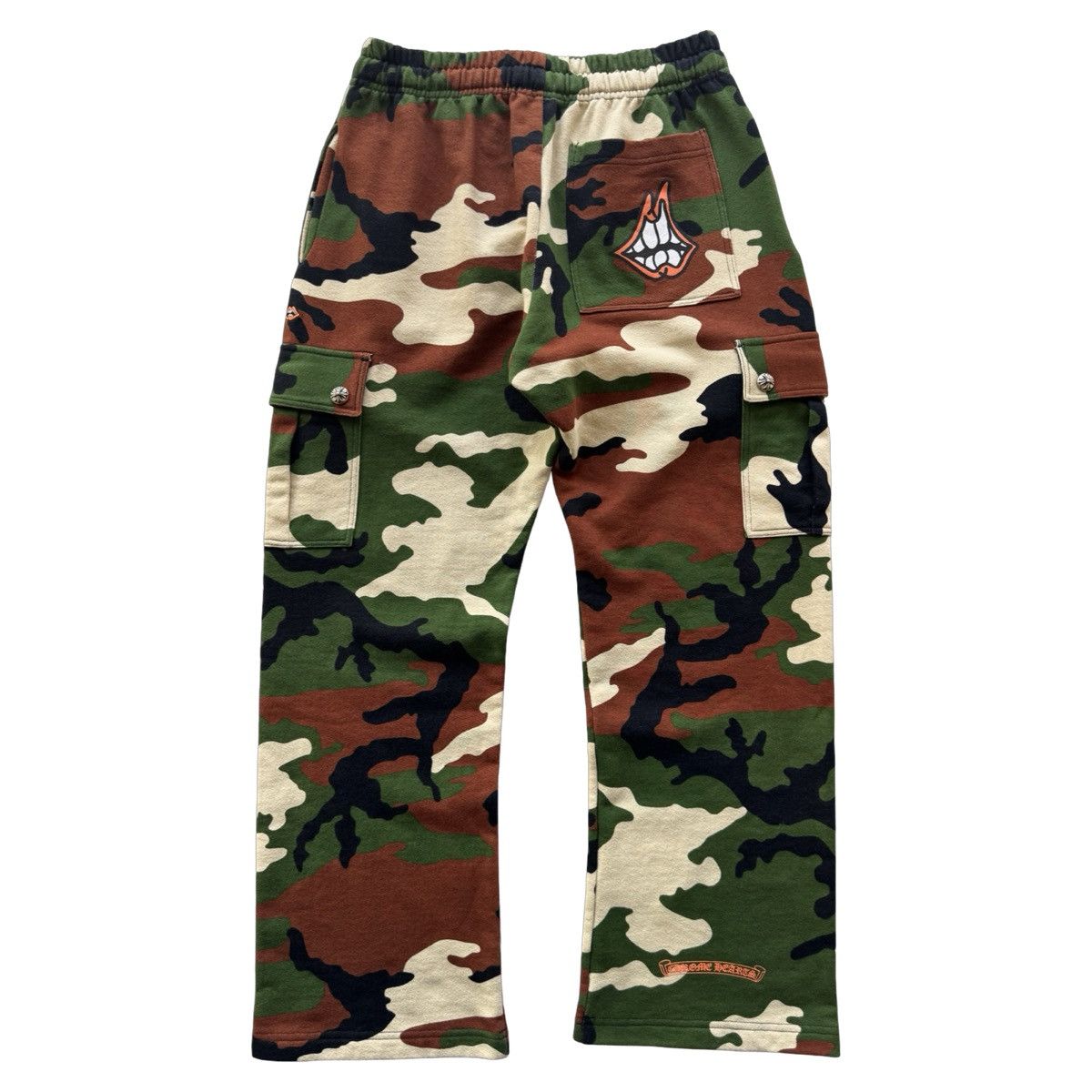 Chrome Hearts Chrome Hearts Matty Boy Caution Cargo Camo Sweatpants Size US 32 / EU 48 - 2 Thumbnail
