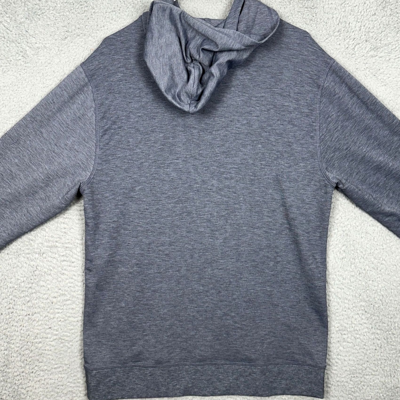 Vintage Legends Hoodie Mens Medium Grey Pullover Sweatshirt Heather Performance Stretch Logo All Seasons Hoodie Mens Athletic Regular Size M Gray Size US M / EU 48-50 / 2 - 3 Thumbnail