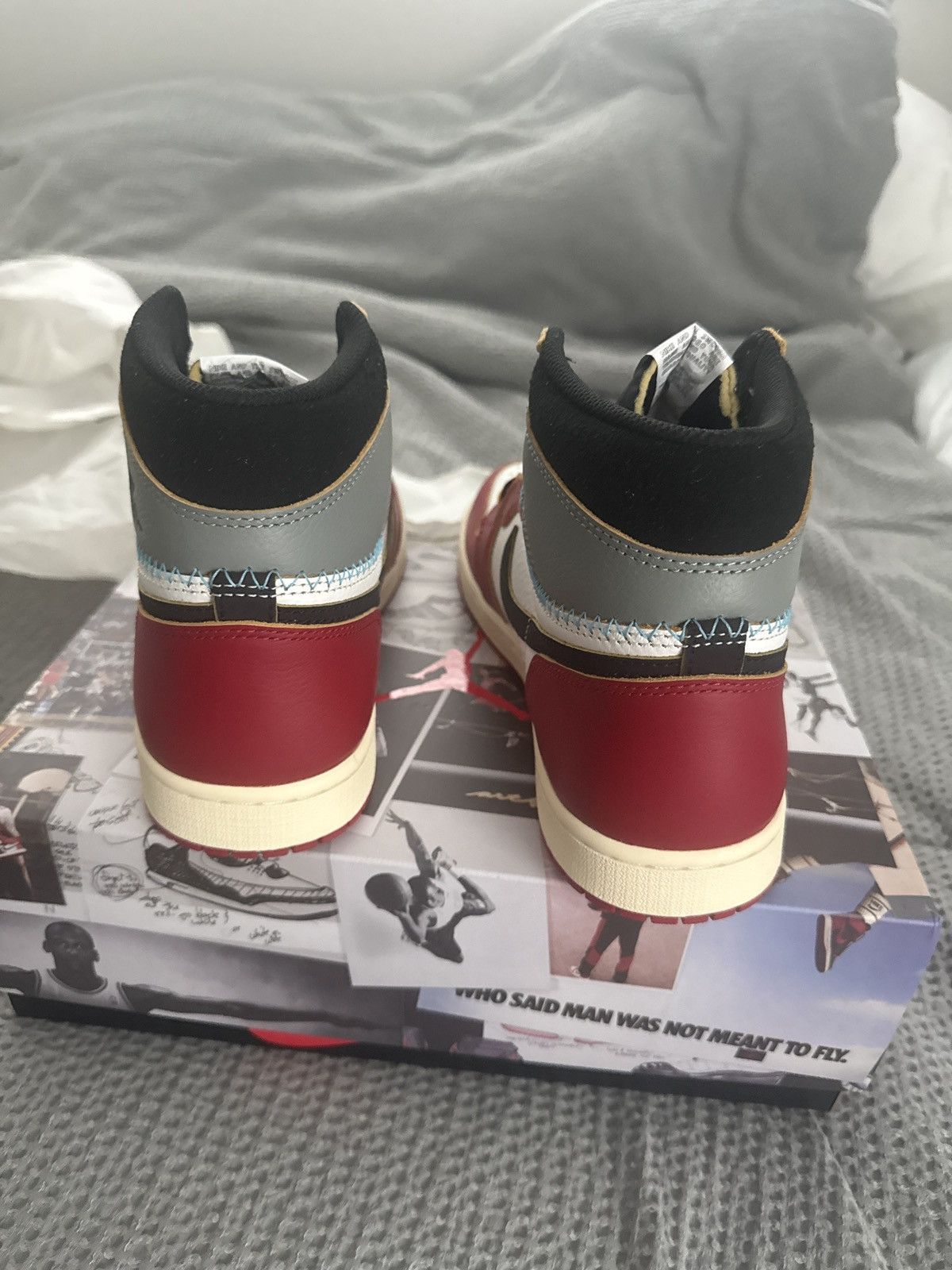 Jordan Brand Union Jordan 1 Retro High OG SP Chicago Shadow Size US 10 / EU 43 - 5 Thumbnail