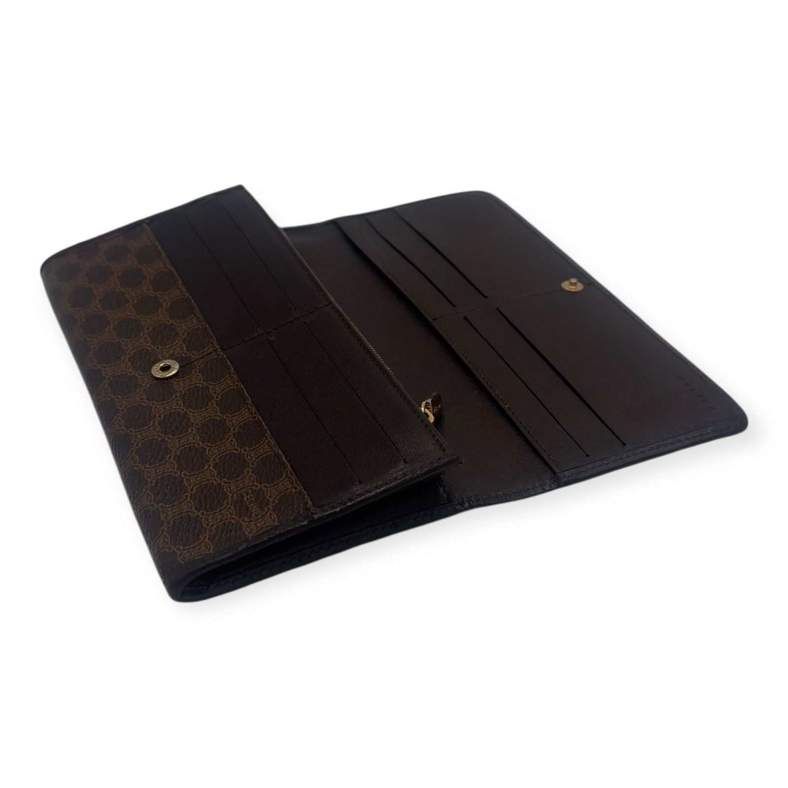 Celine Macadam Long Wallet Purse Brown Authentic Authentic Size ONE SIZE - 7 Thumbnail