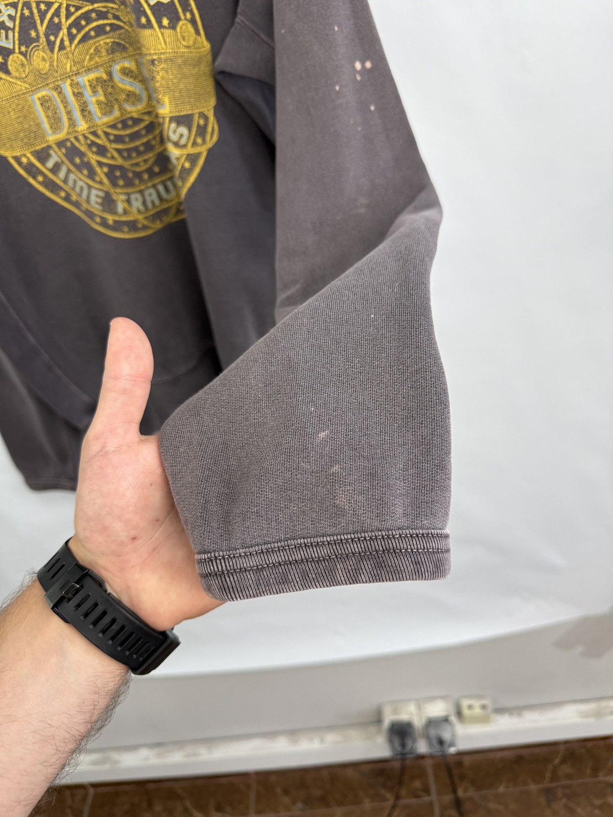 Diesel 🇺🇸 Vintage 90s Diesel Extraordinary Time Travellers Sweatshir Size US L / EU 52-54 / 3 - 10 Thumbnail