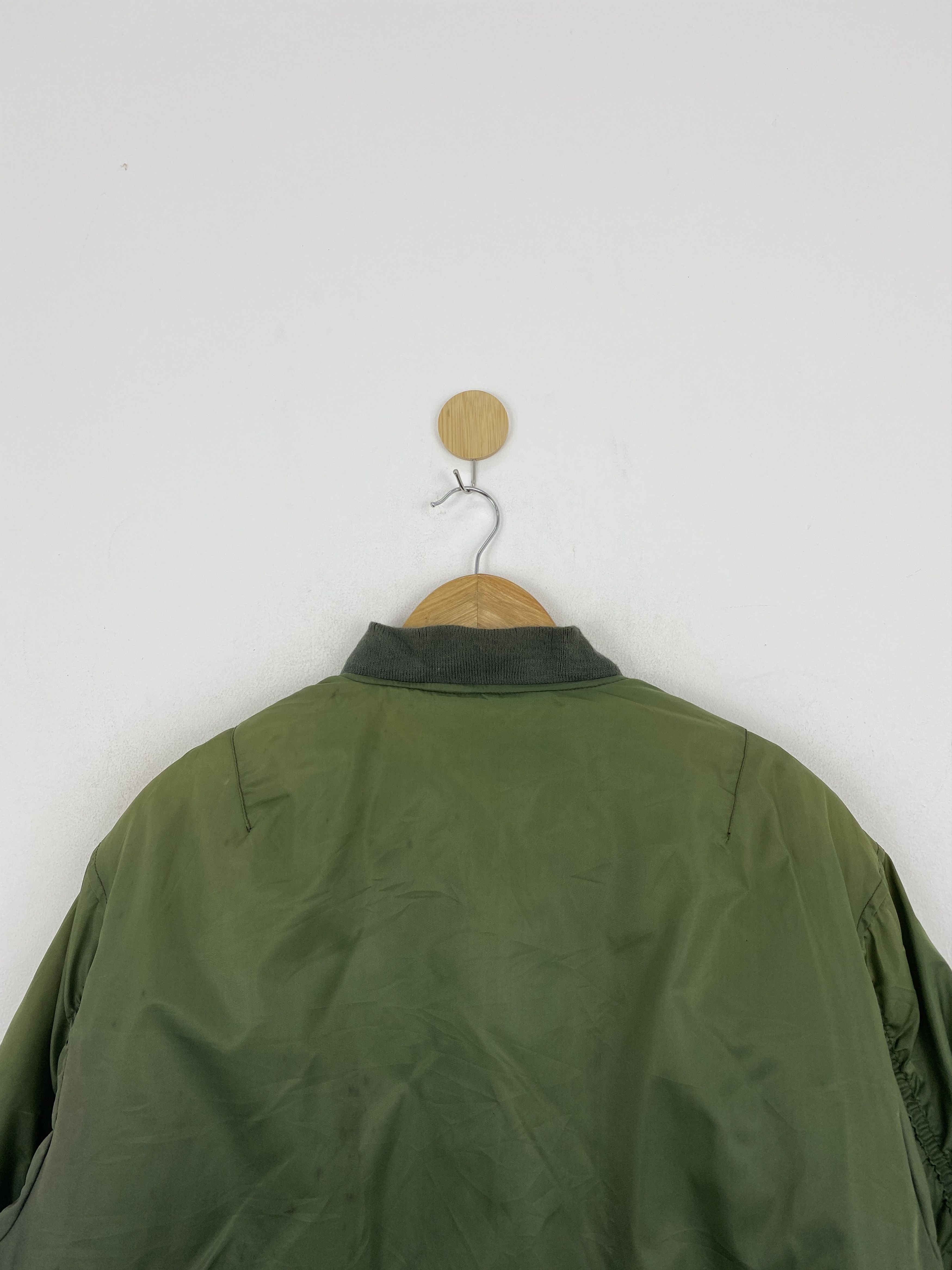 Uniqlo Vintage Uniqlo Bomber Zipper Flight Jacket J1934 Size US L / EU 52-54 / 3 - 4 Thumbnail