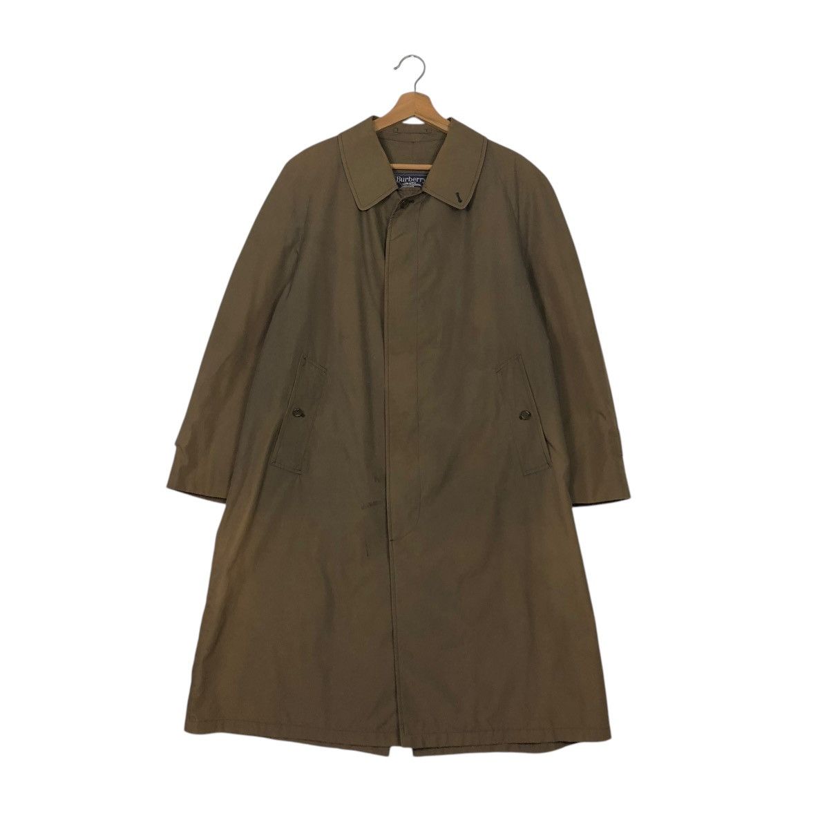 Burberry 🔥VINTAGE LONG JACKET BURBERRYS MADE IN ENGLAND RICH BROWN Size US M / EU 48-50 / 2 - 3 Thumbnail