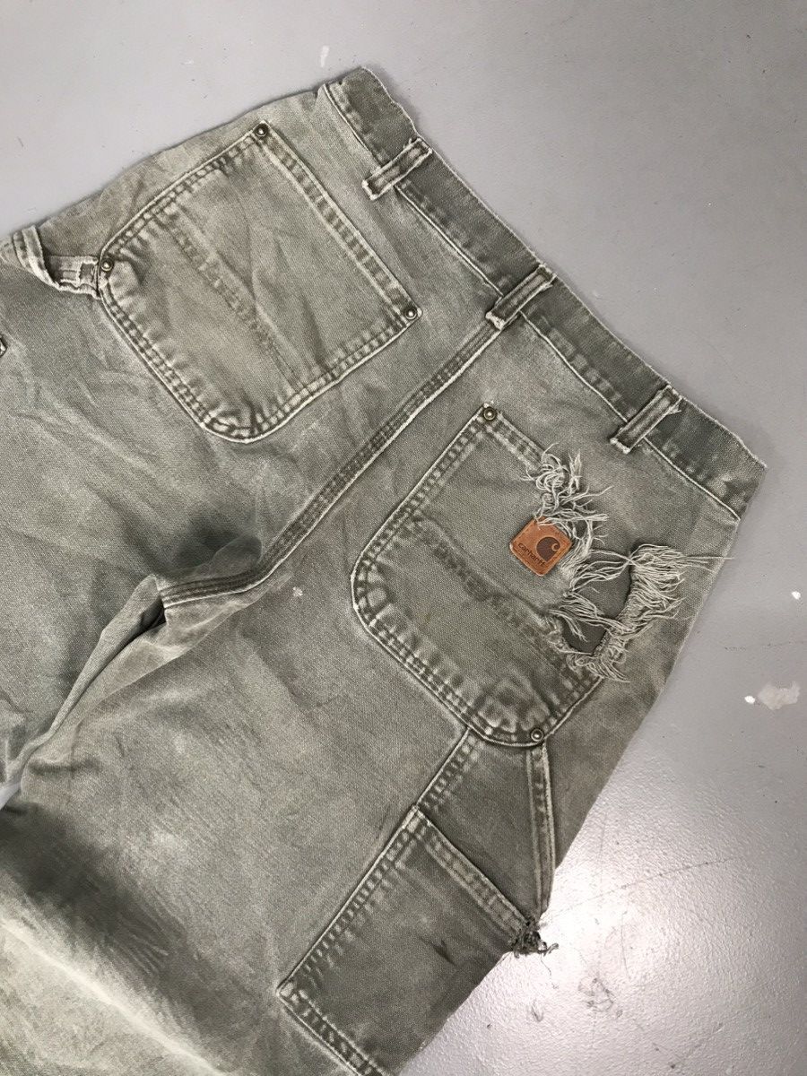 Carhartt × Vintage Vintage Carhartt B136 MOS double knee carpenter denim Size US 32 / EU 48 - 9 Thumbnail