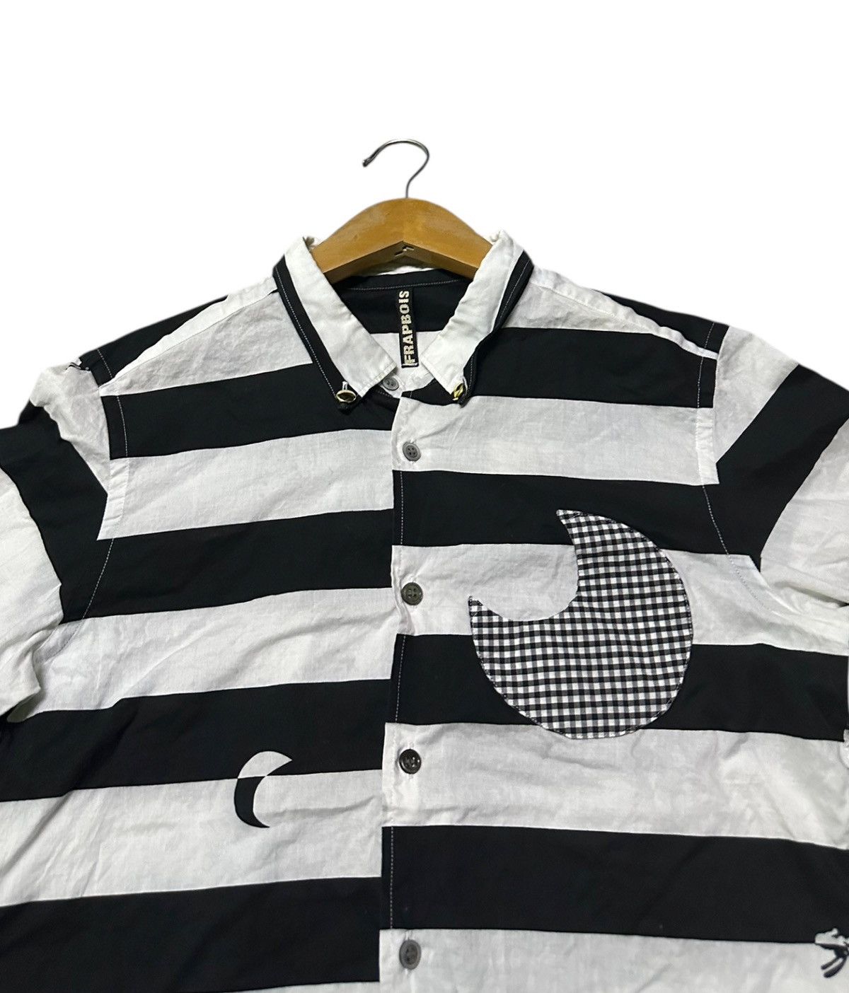 Issey Miyake Fraipbois Issey Miyake long sleeved striped shirts Size US S / EU 44-46 / 1 - 3 Thumbnail