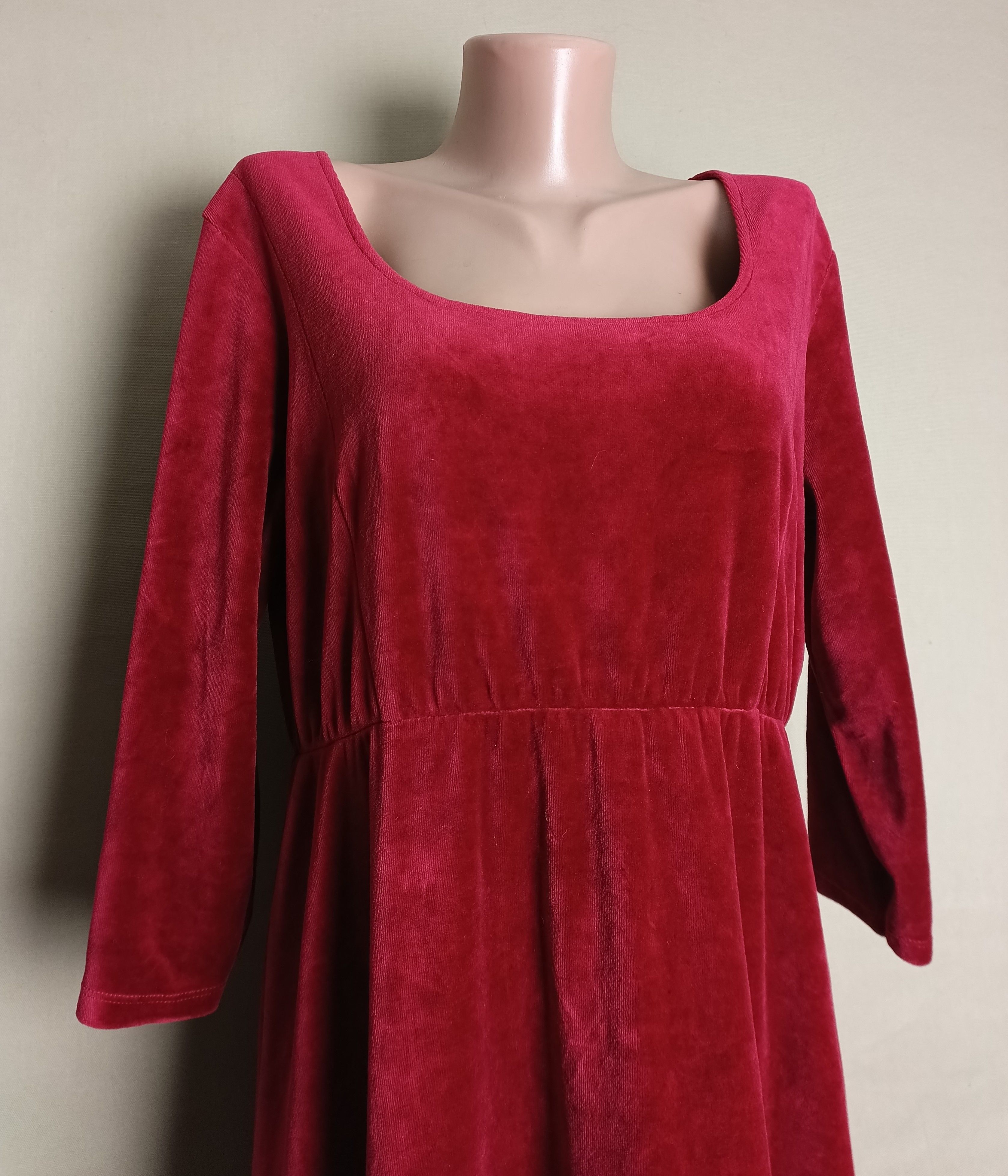 Other Gudrun Sjoden Red Velvet Designer Dress Size L Size L / US 10 / IT 46 - 5 Thumbnail