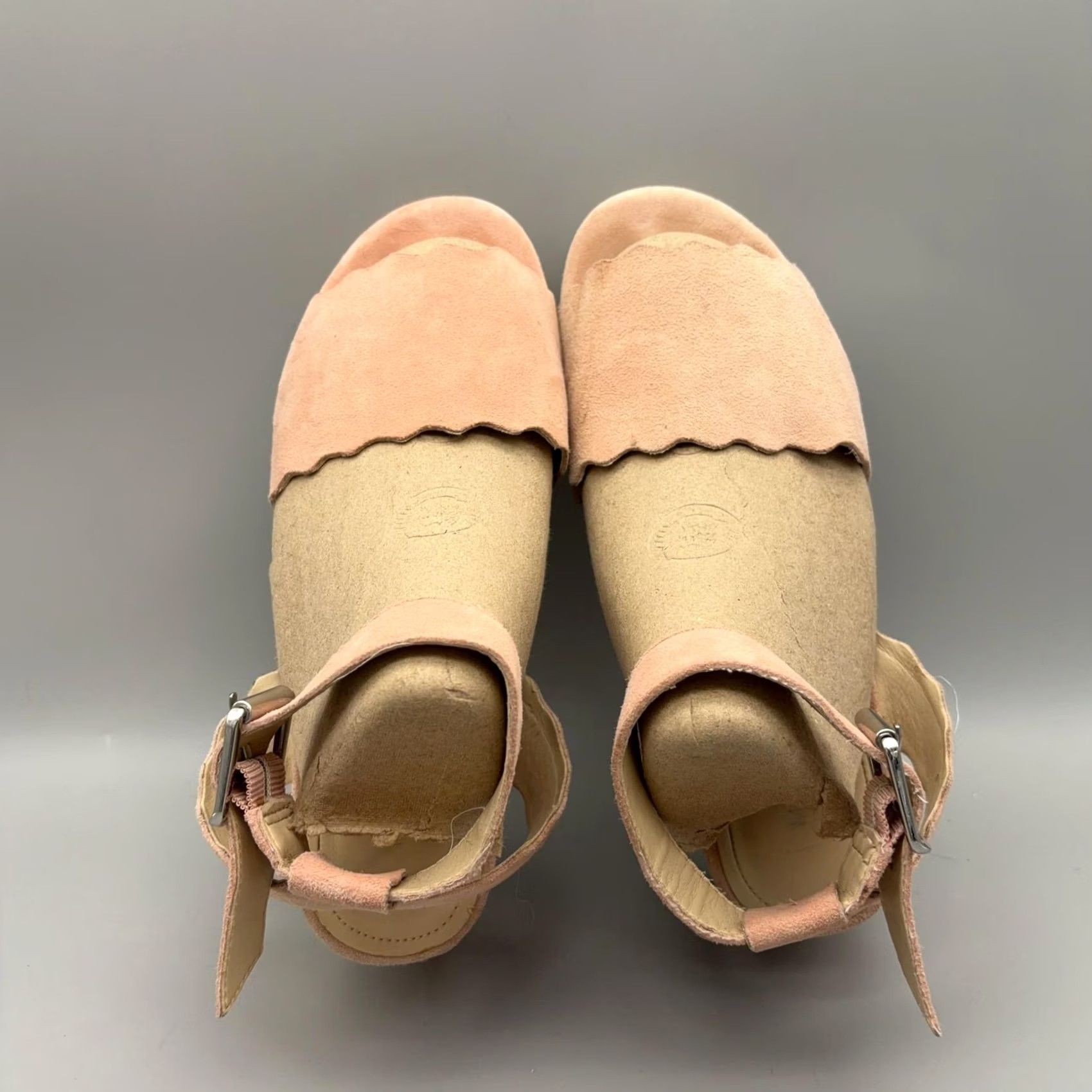Marc Fisher Marc Fisher Womens Sandals Size 6.5 Pink Espadrille Wedge Slingback Summer Adjustable Buckle Casual Shoes Slingback Wedge Espadrille Size US 4 / IT 34 - 7 Thumbnail