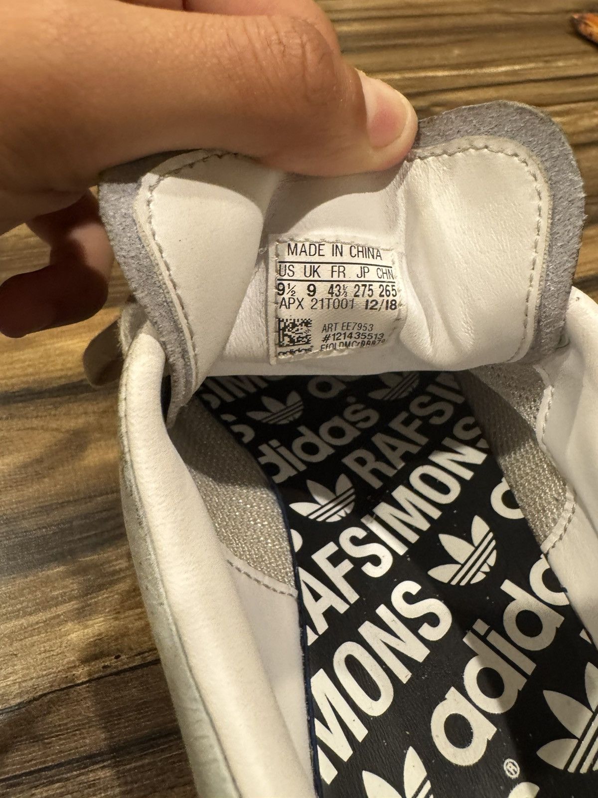 Adidas × Raf Simons Adidas x Raf Simons Stan Smiths Size US 9.5 / EU 42-43 - 6 Thumbnail