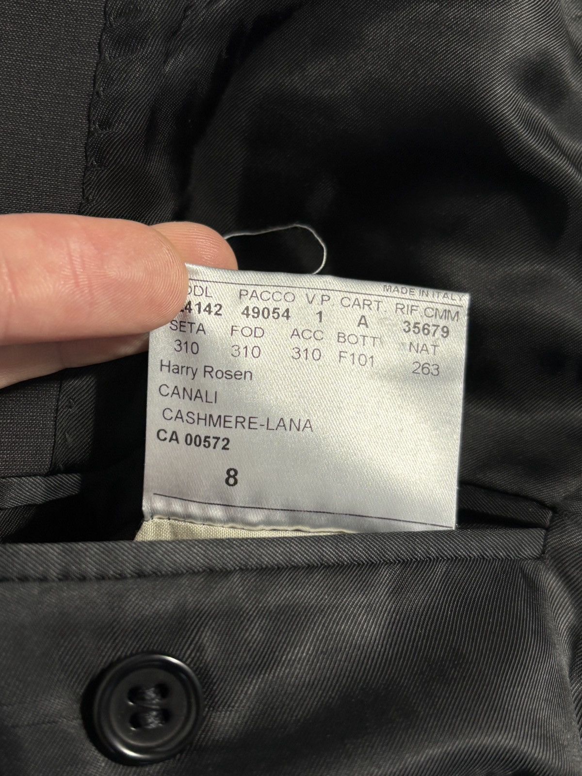 Canali Canali Suit Two Piece Suit Made in Italy Designer Two Tone Size 52R - 10 Thumbnail