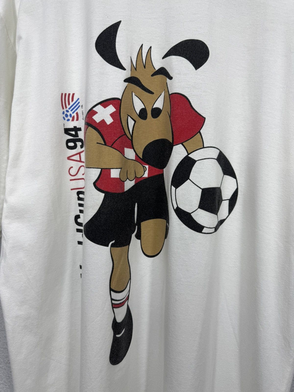 Band Tees Vintage Football WorldCup USA 1994 T-shirt Y2k Rare Jersey Size US XL / EU 56 / 4 - 4 Thumbnail