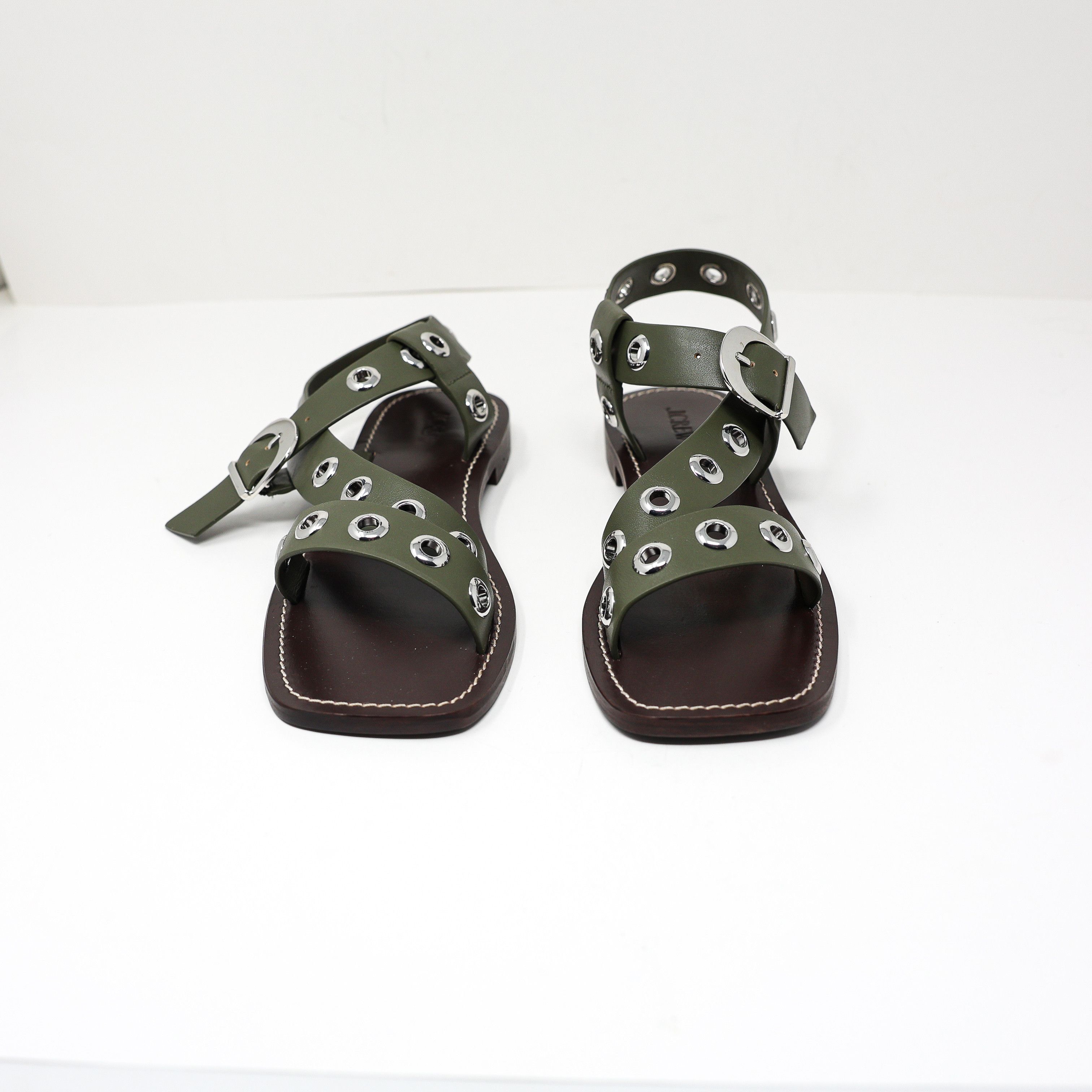 J.Crew NEW J. Crew Grommet Cross Strap Open Size US 6.5 / IT 36.5 - 2 Thumbnail