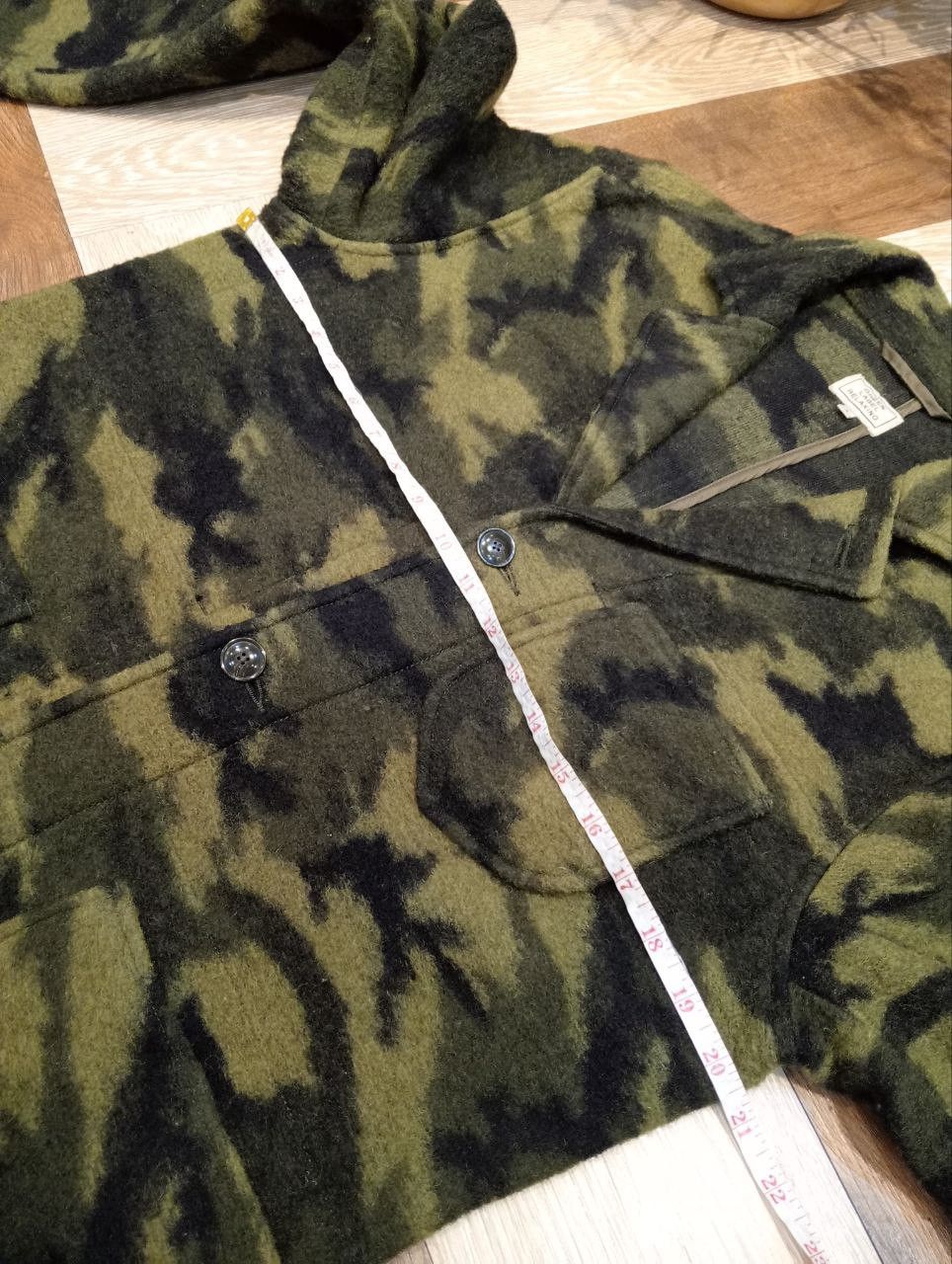Japanese Brand GREEN LABEL RELAXING JAPAN HAIR CAMOUFLAGE JACKET - SIZE L Size US L / EU 52-54 / 3 - 11 Thumbnail