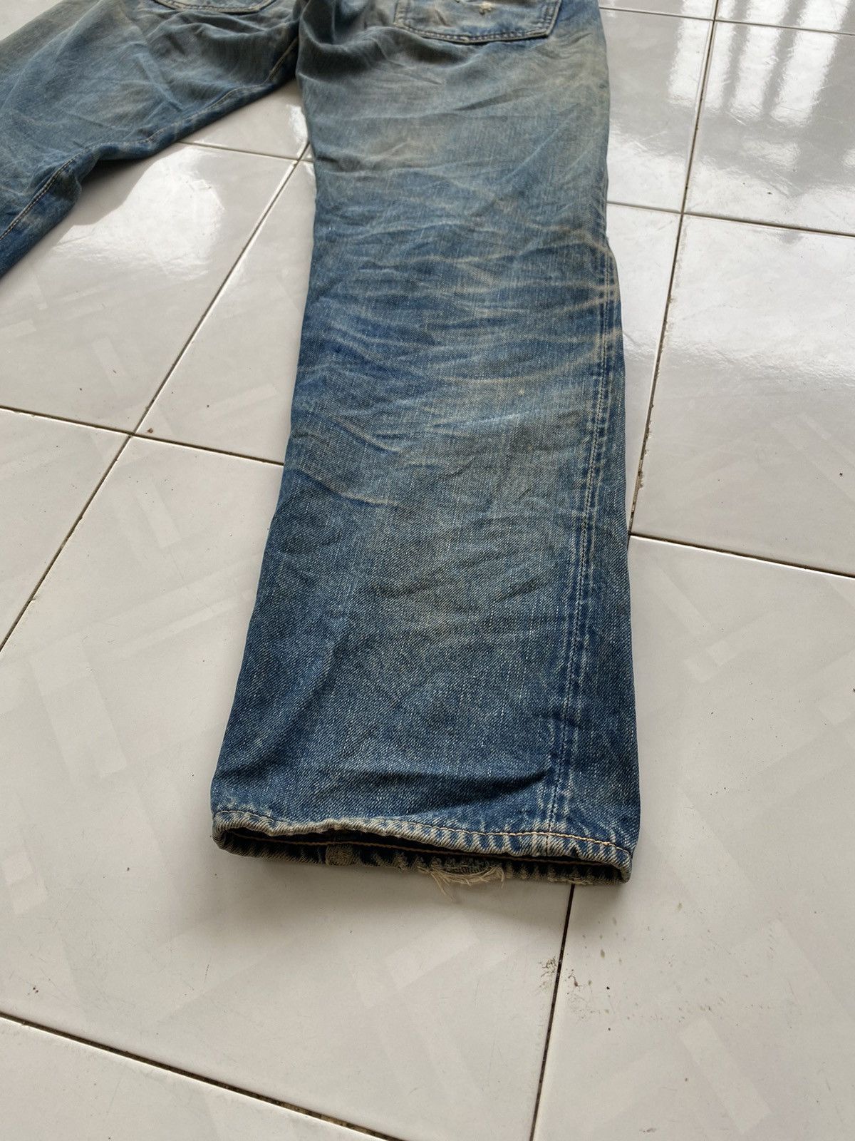 Evisu Vintage Evisu Thrashed Denim Size US 28 / EU 44 - 7 Thumbnail