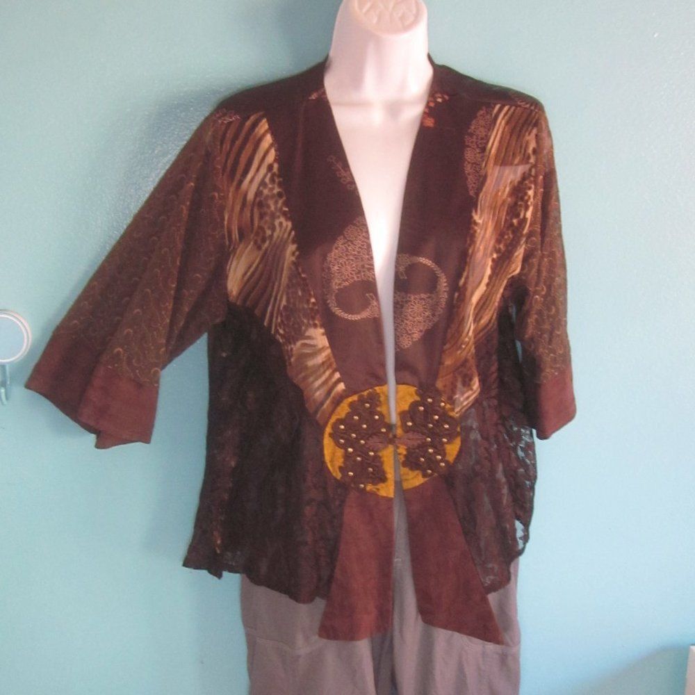 Yashi Yamamuri Zashi Kimono Inspired Jacket Size M Size M / US 6-8 / IT 42-44 - 1 Thumbnail