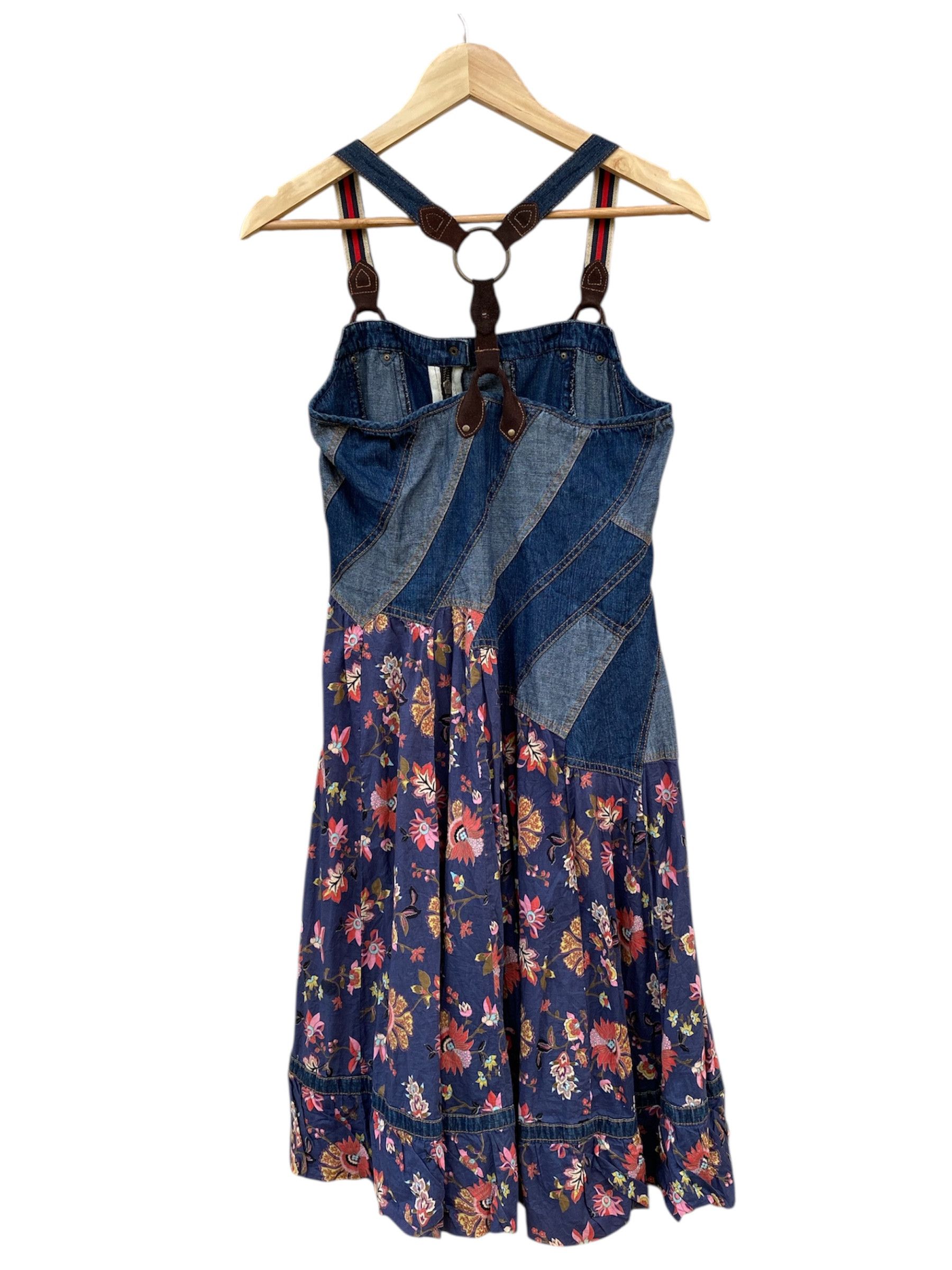 Betsey Johnson Vintage Betsey Johnson Patchwork Dress Size M / US 6-8 / IT 42-44 - 2 Thumbnail