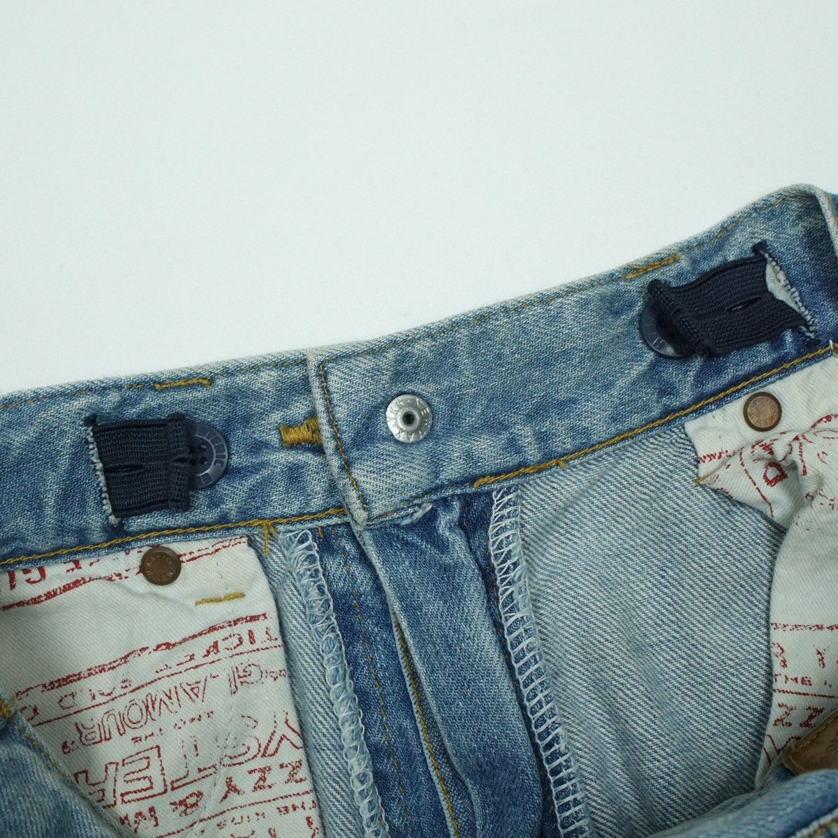 Hysteric Glamour *NoTariff Hysteric Glamour Mini Splatter Kids Denim Pants Size 25" / US 0 / IT 36 - 9 Thumbnail