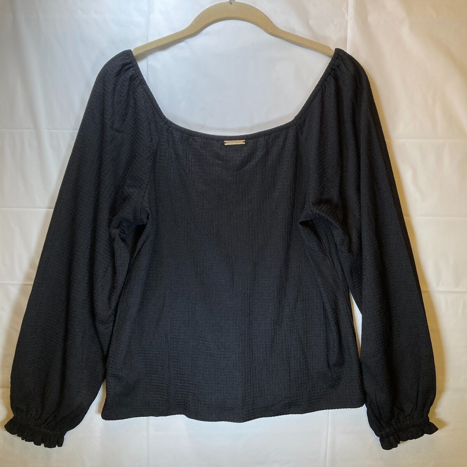 Michael Kors Michael Kors Women's Rouched Puff Sleeve Top Petite Large Size L / US 10 / IT 46 - 13 Thumbnail