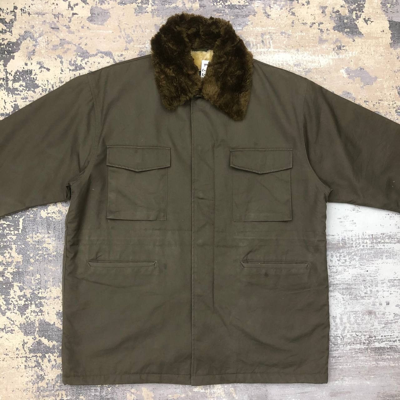 Japanese Brand Y96. VTG JAPAN MIDORI ACTIVE WEAR SHERPA ARMY WINTER JACKET Size US L / EU 52-54 / 3 - 2 Thumbnail