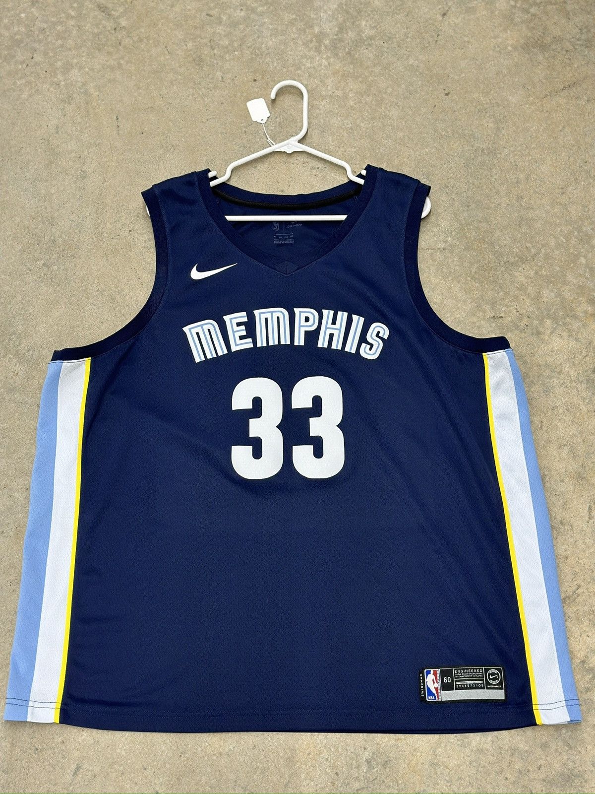 Nike Memphis Grizzlies Marc Gasol Swingman Jersey Size US XXL / EU 58 / 5 - 1 Thumbnail