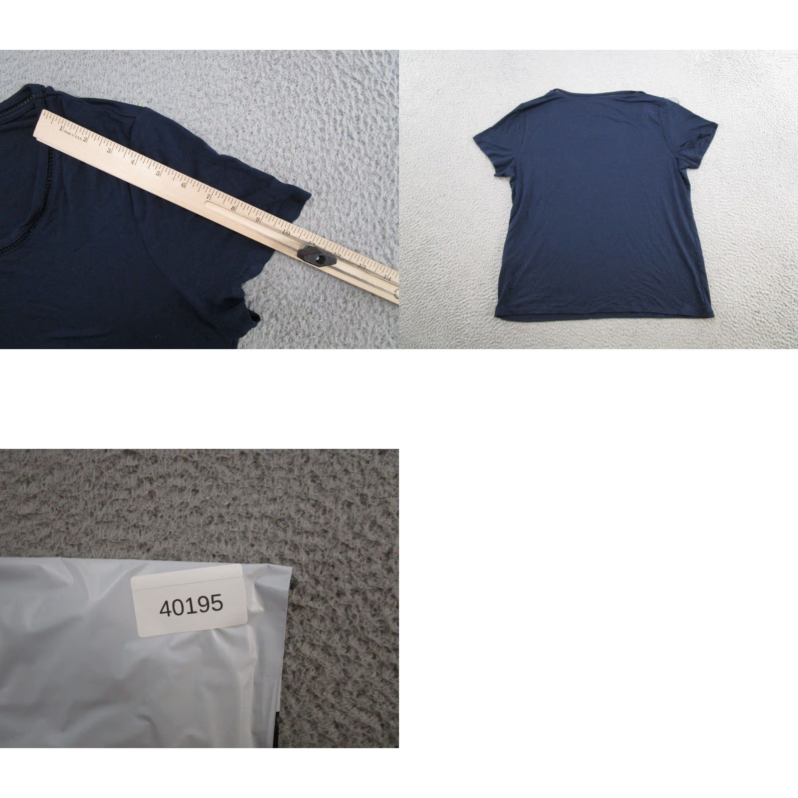 Tommy Hilfiger Tommy Hilfiger Womens Short Sleeve Shirt Tee XL Navy Blue NEW Size XL / US 12-14 / IT 48-50 - 8 Thumbnail