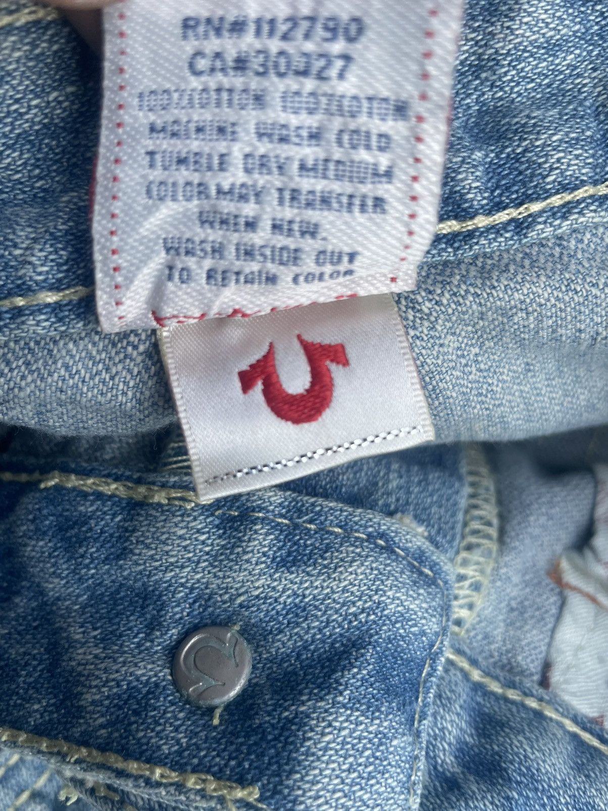 Designer × True Religion True Religion Joey Big T Distresed Denim Size 32" / US 10 / IT 46 - 10 Thumbnail