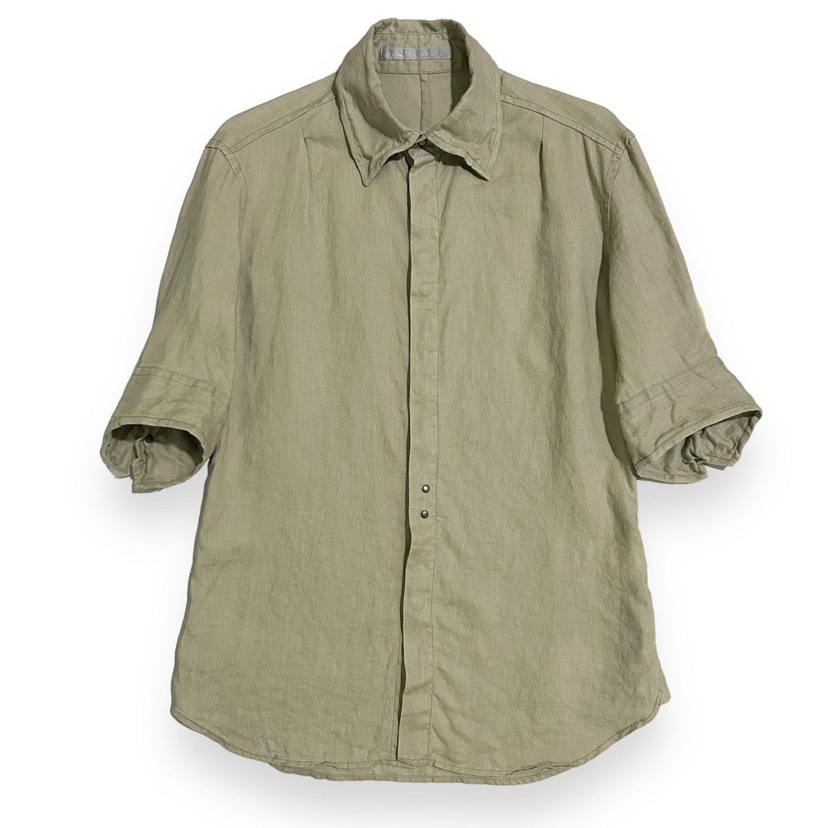 FranCisT MOR.K.S 1990s Francisf Mor.K.S - Beige Work Shirt Size US M / EU 48-50 / 2 - 1 Thumbnail
