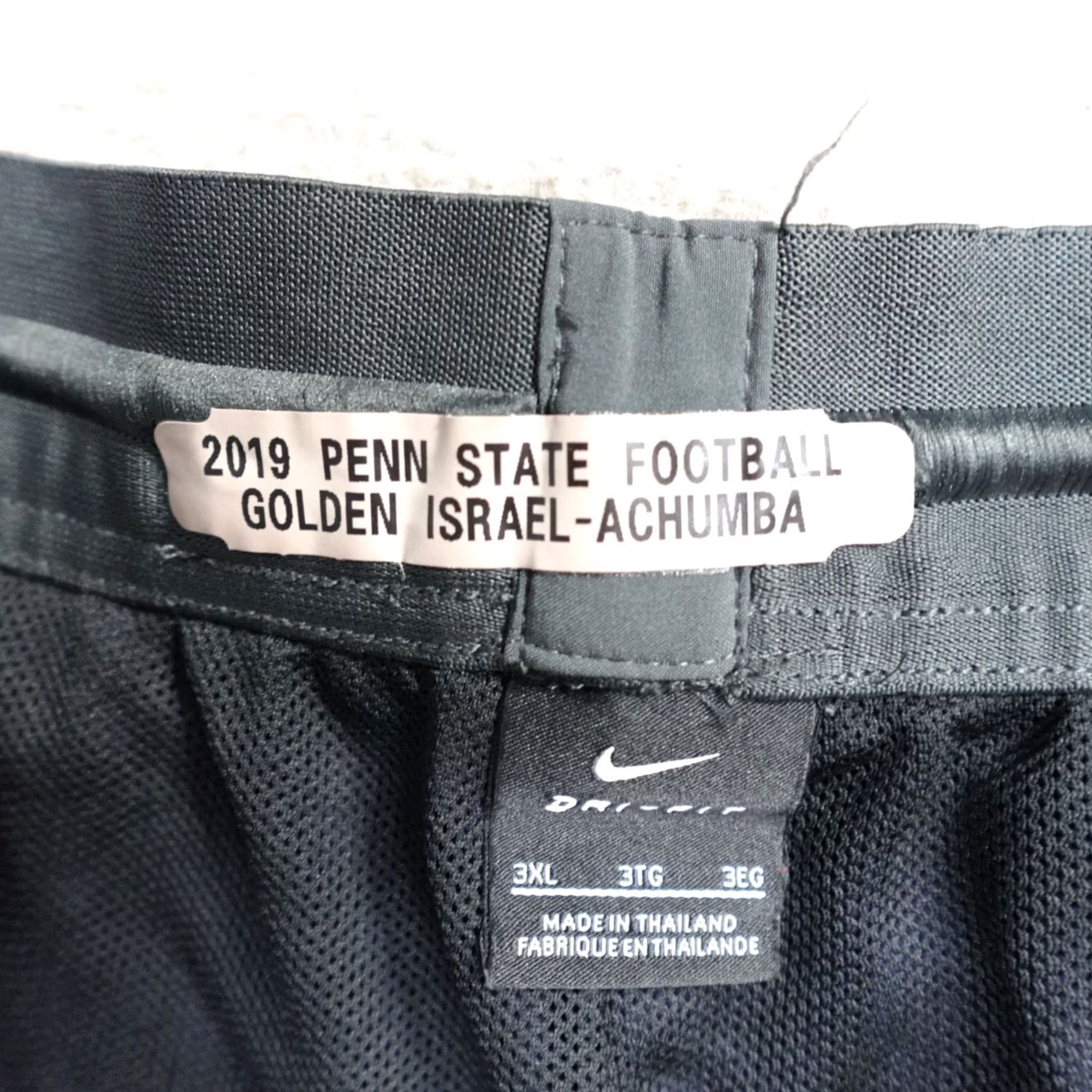 Nike Nike Penn State Pants 3XL Blue Solid Track Pants Mens Size US 39 - 7 Thumbnail