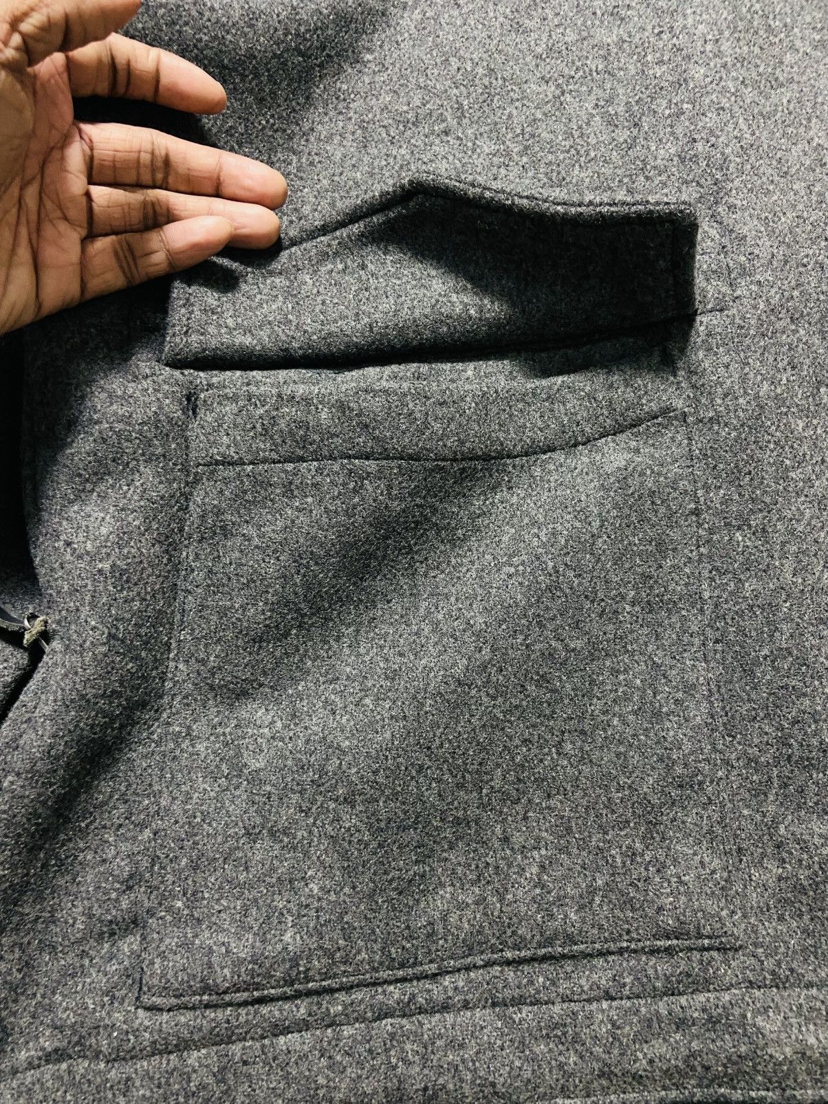 Gap Vintage Gap Pullover Double Pocket Wool/Nylon Jacket Size US L / EU 52-54 / 3 - 10 Thumbnail