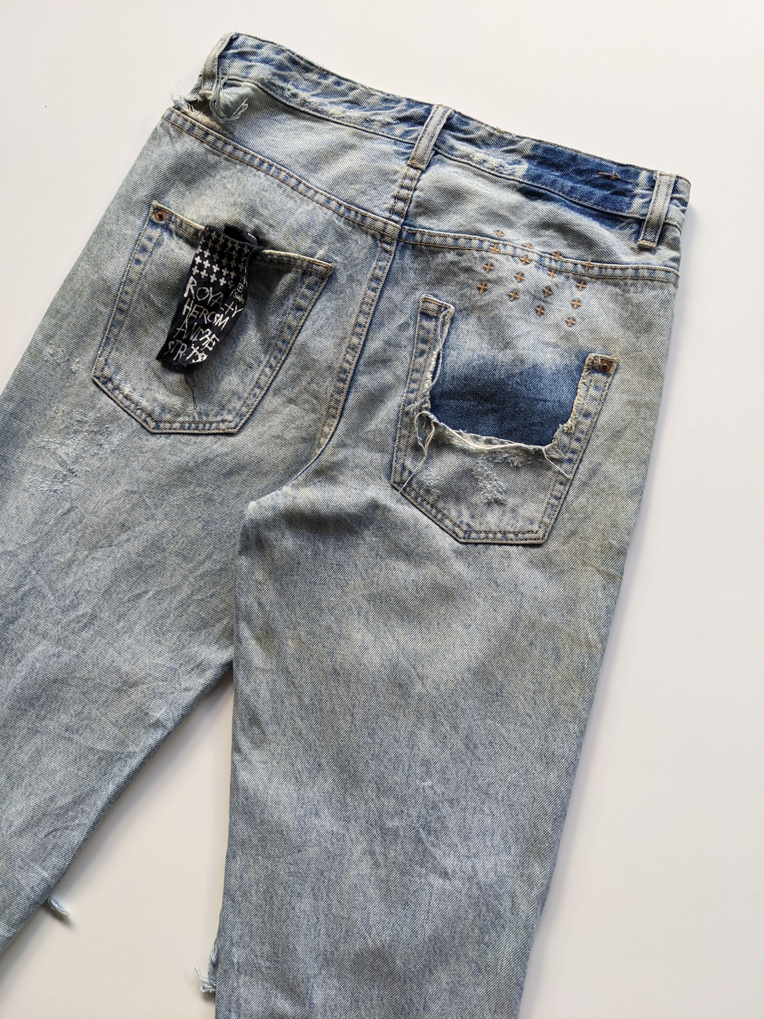 Ksubi Bullet Tru Blue ripped jeans