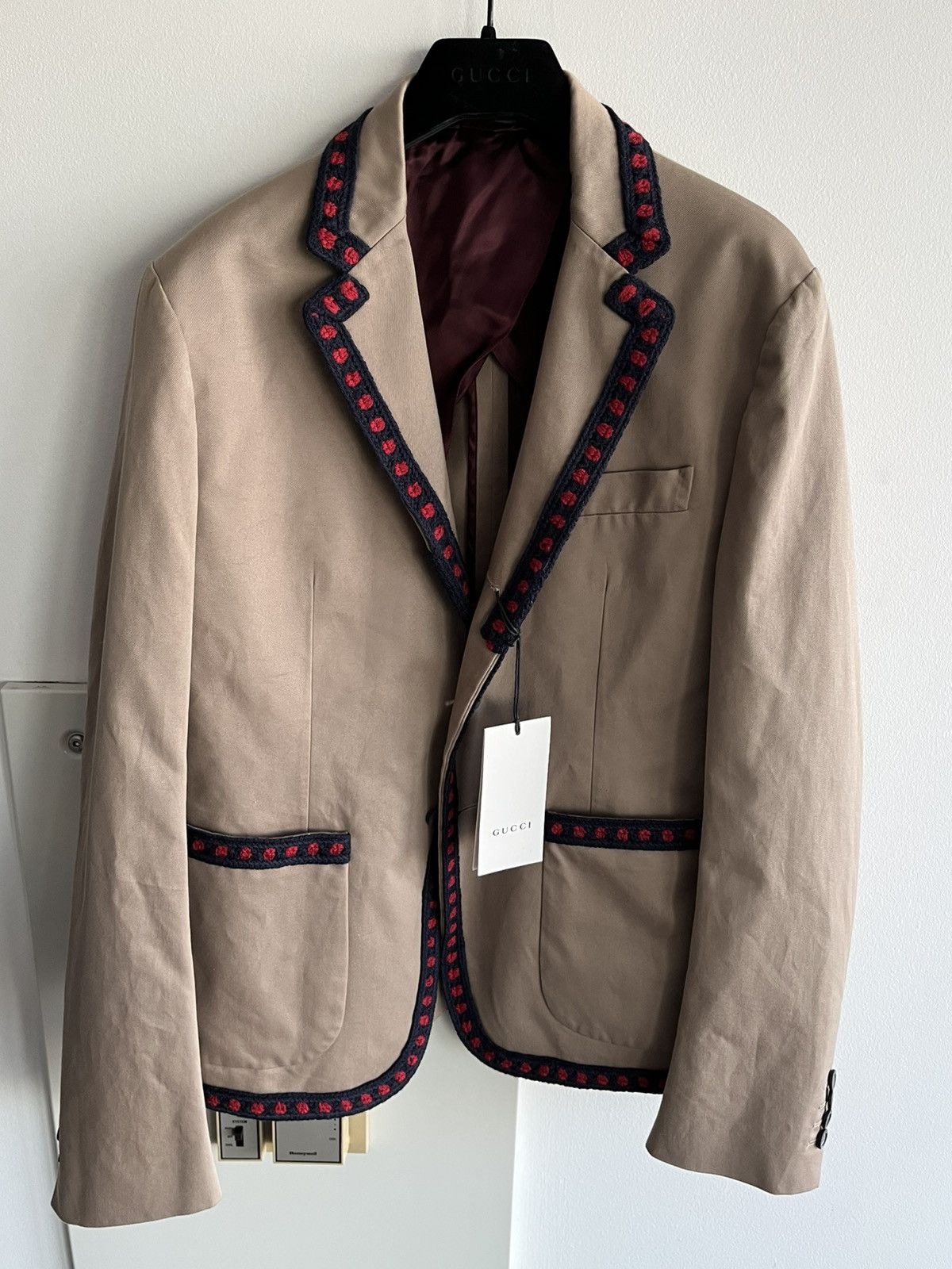 Gucci $3k Value Gucci SuperRunway 2015-16 Runway Celebrity Blazer Size 46S - 11 Thumbnail