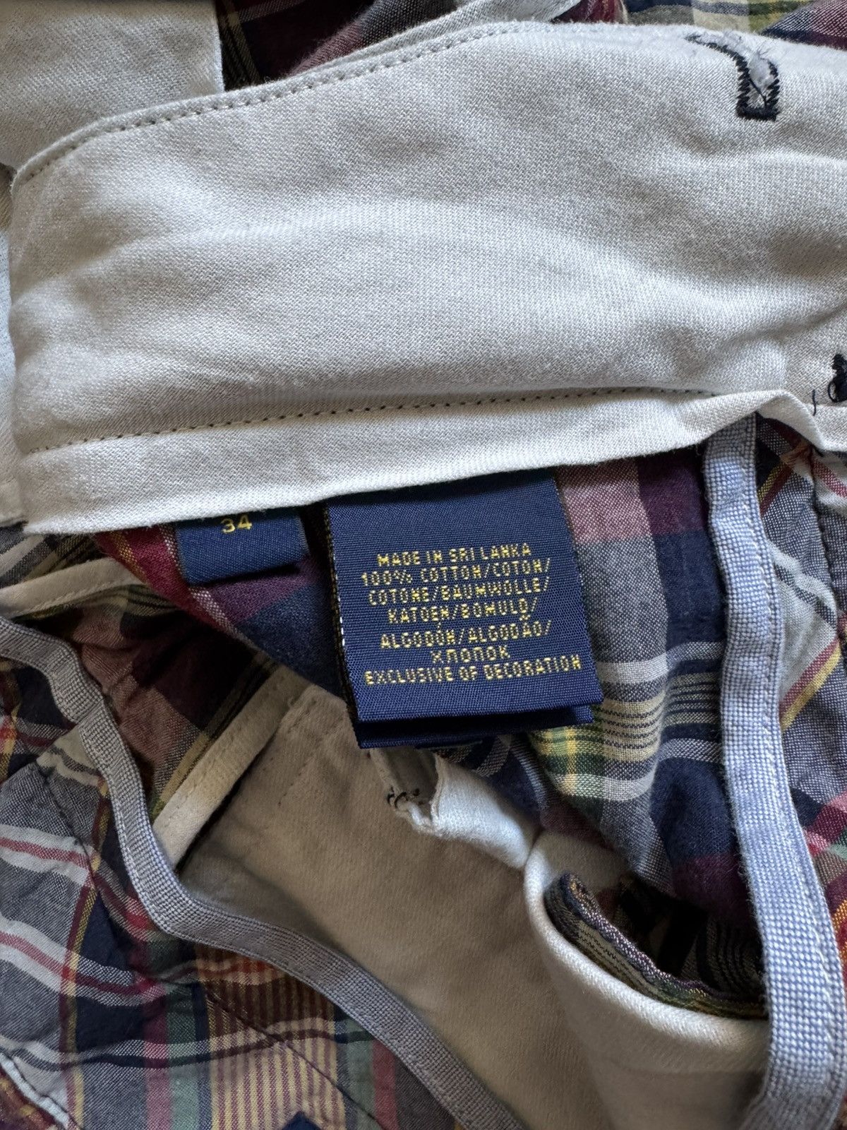 Polo Ralph Lauren Polo Ralph Lauren plaid checkered Madras Shorts 34 Size US 34 / EU 50 - 6 Thumbnail