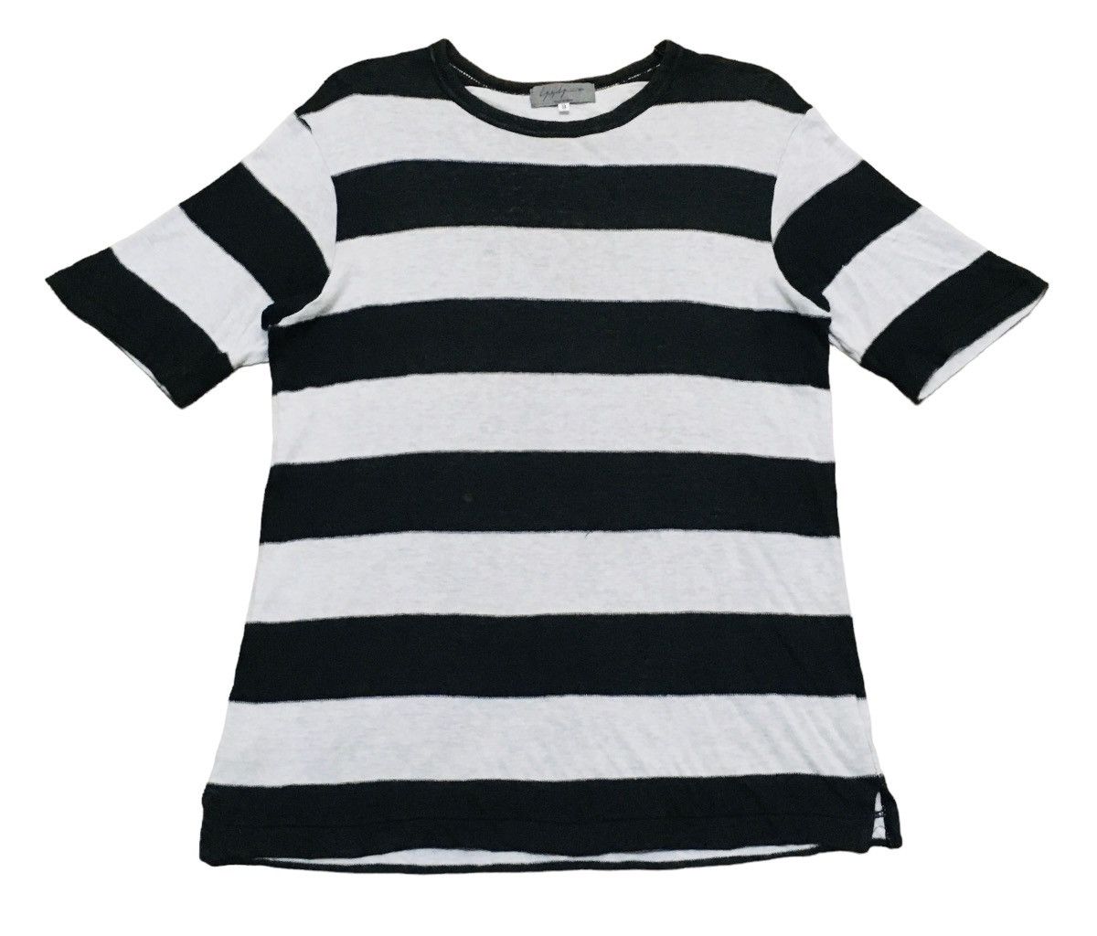 Yohji Yamamoto Very Rare Design Vintage Yohji Yamamoto Stripe T-shirt 2000s Size US M / EU 48-50 / 2 - 1 Thumbnail