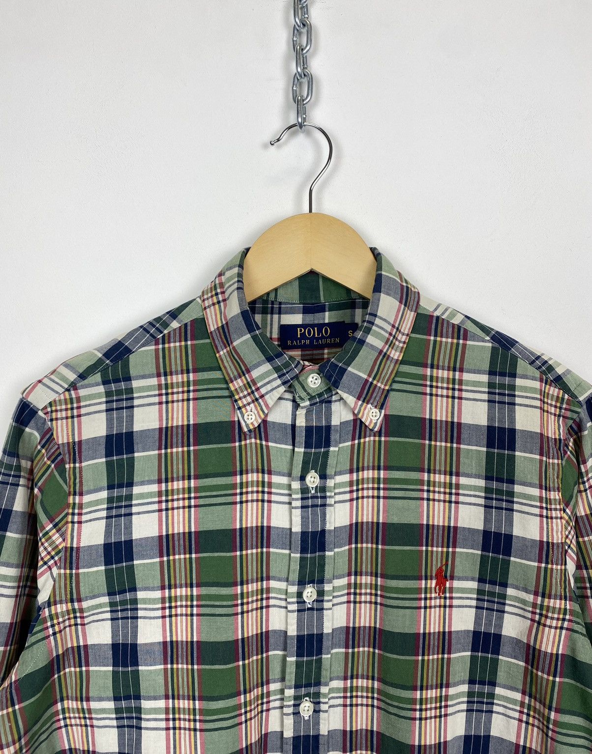 Polo Ralph Lauren Polo Ralph Lauren Plaid Shirt Buttons-Up Long Sleeve Top Size US S / EU 44-46 / 1 - 2 Thumbnail