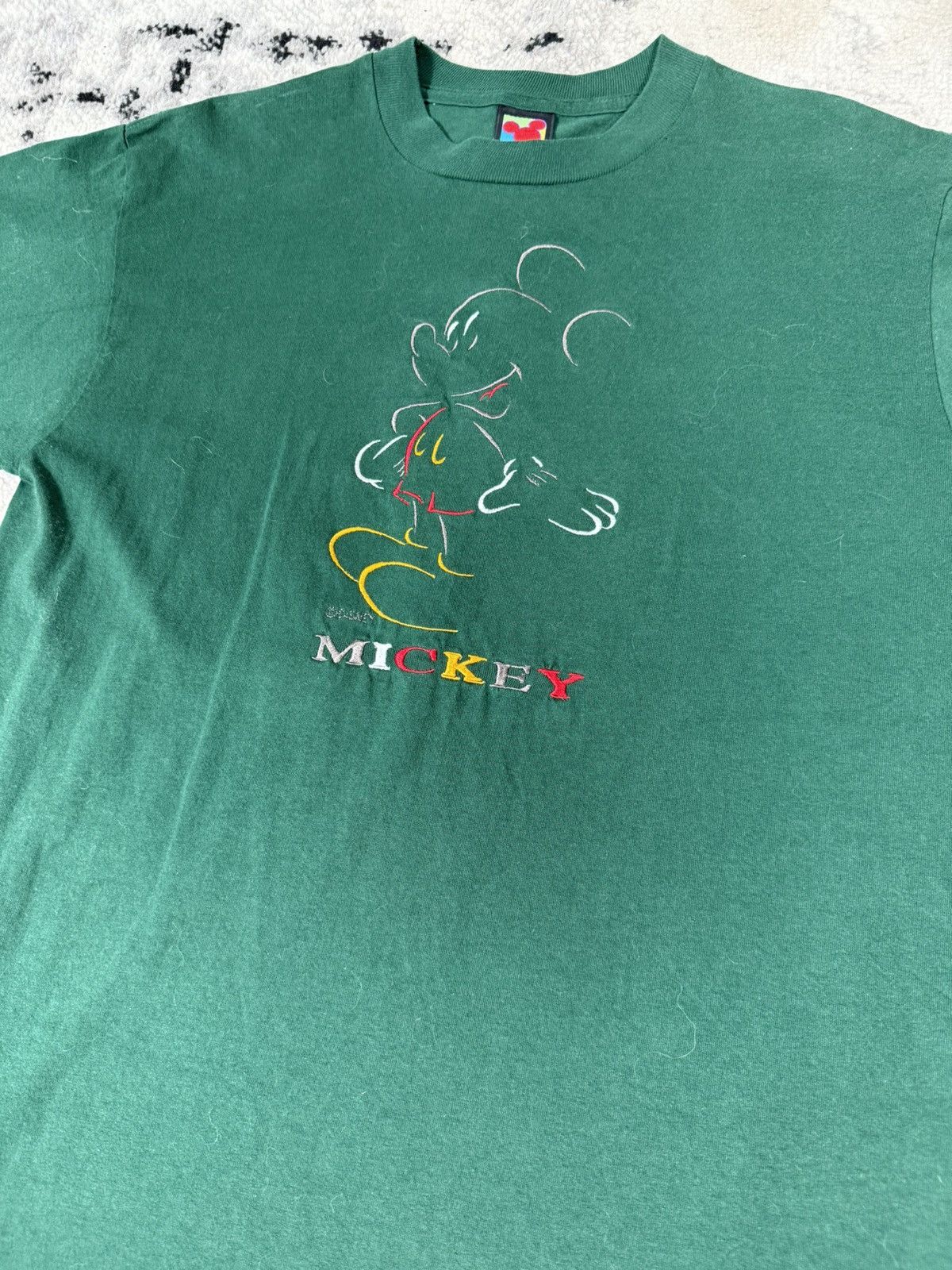 Disney × Mickey Mouse × Vintage Vintage Mickey Mouse Unlimited Embroidered T-Shirt Size US L / EU 52-54 / 3 - 3 Thumbnail