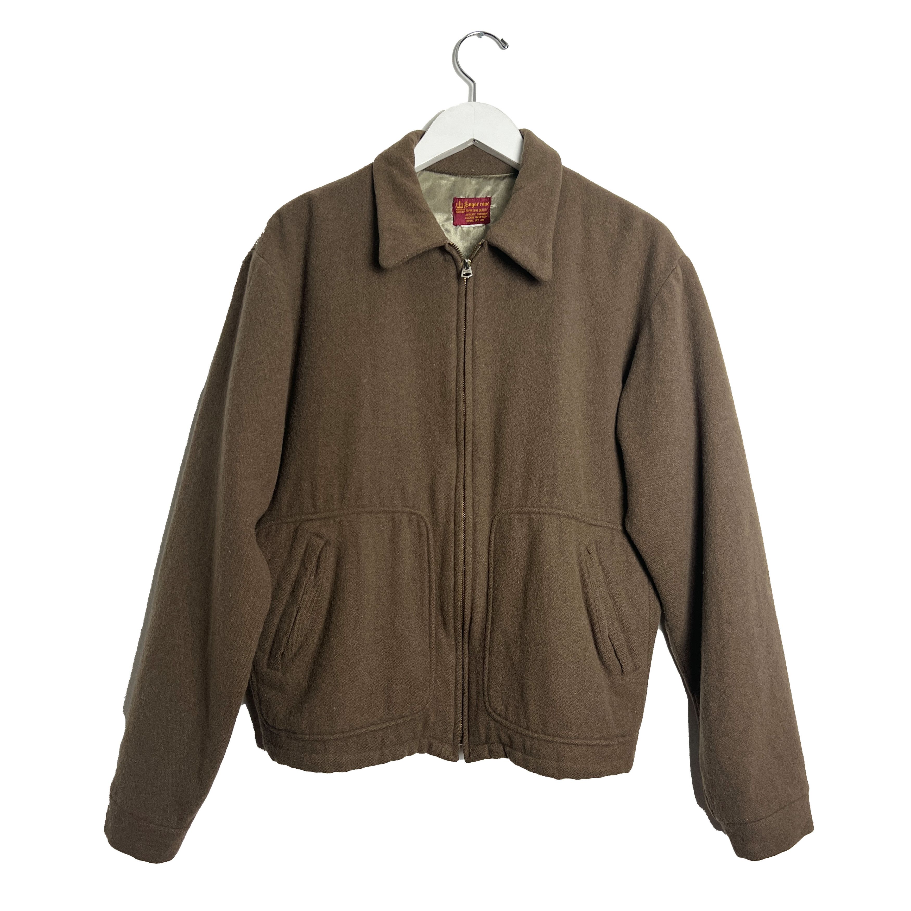 Sugar Cane Embroidered Wool Bomber Jacket Size US M / EU 48-50 / 2 - 2 Thumbnail