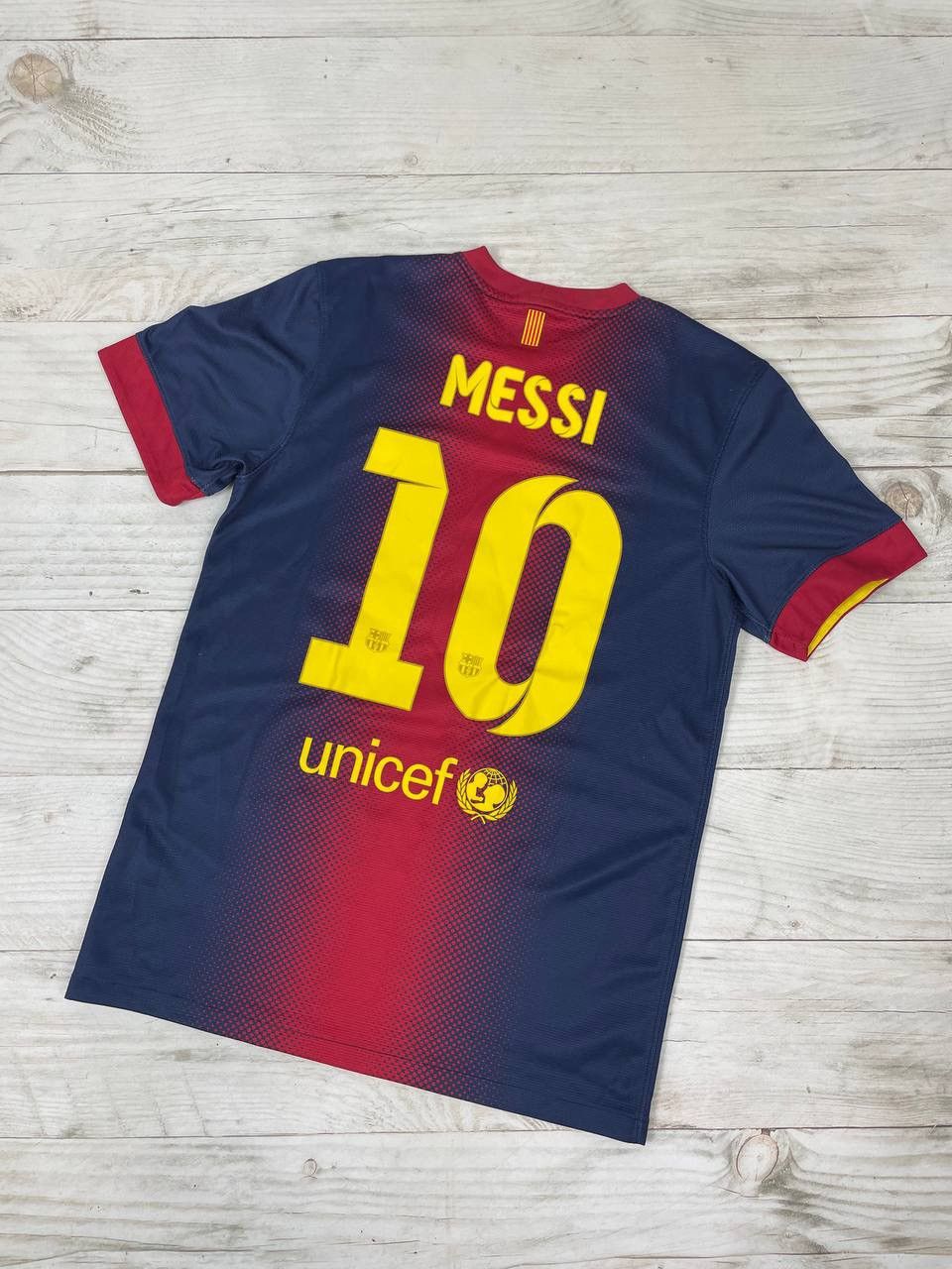 Nike Nike Barcelona 2012 2013 Messi #10 Player Issue Jersey Size US S / EU 44-46 / 1 - 1 Thumbnail