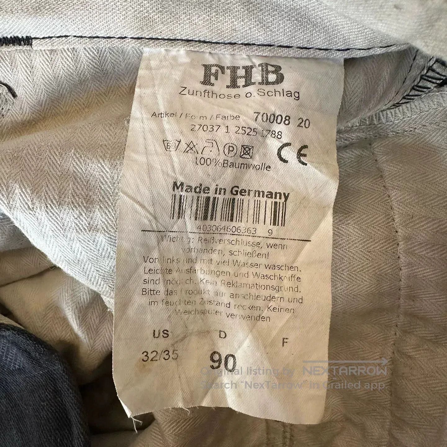 Vintage Vintage German Work Pants 50. Size US 32 / EU 48 - 6 Thumbnail