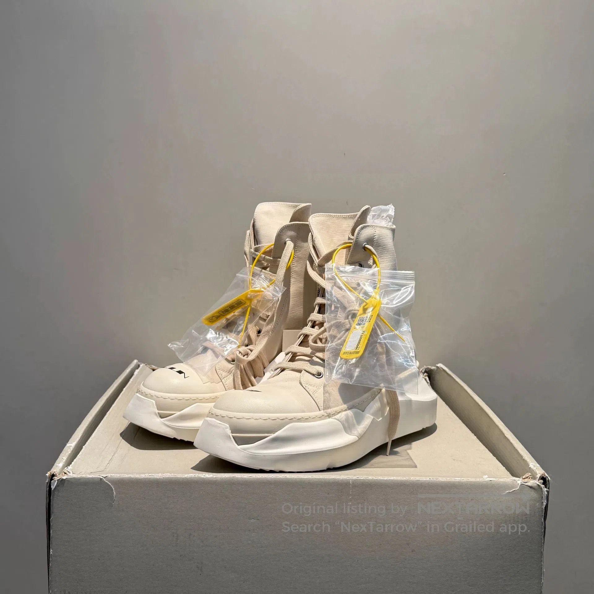 Rick Owens Drkshdw rick owens drkshdw beige high. Size US 7.5 / EU 40-41 - 1 Thumbnail
