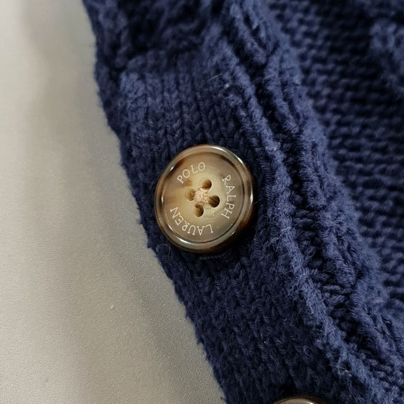 Polo Ralph Lauren Polo Ralph Lauren Jumper Womens XS Navy Blue Cotton Cable-Knit Pullover Crew Neck Long Sleeve Size XS / US 0-2 / IT 36-38 - 4 Thumbnail