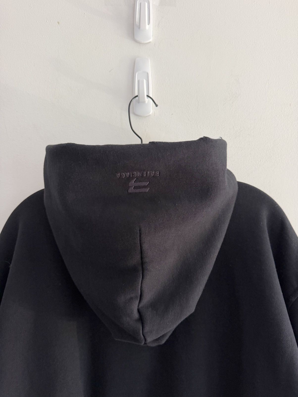 Balenciaga Winter 22 Bomber Zip Up Hoodie Jacket (M) Size US M / EU 48-50 / 2 - 14 Thumbnail