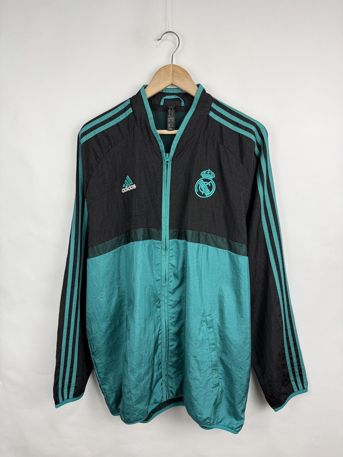 Adidas 🇪🇸 2021 Real Madrid Adidas Equipment Style Icons Woven Jacket Size US XL / EU 56 / 4 - 9 Thumbnail