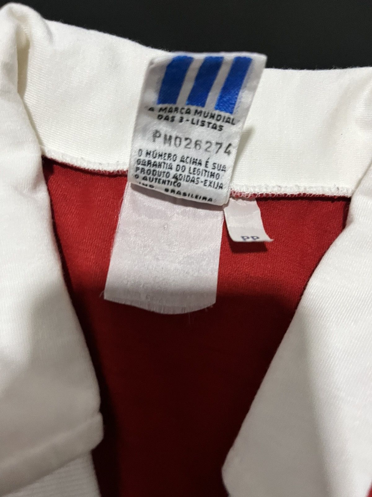 Vintage Vintage 80s Flamengo Away adidas Soccer Jersey Original Size US M / EU 48-50 / 2 - 6 Thumbnail